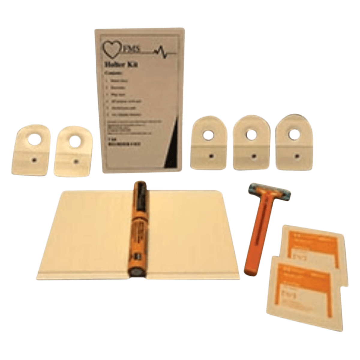 FMS Holter Kit 833, Disposable, White, 20/Case - FMS Holter Kit 833 - Image 1