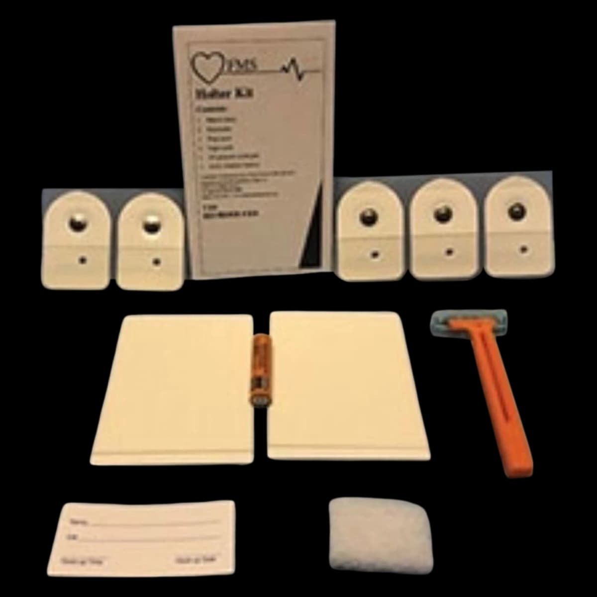 FMS Holter Kit 834, Disposable, White, 20/Case - FMS Holter Kit 834 - Image 1
