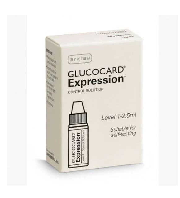 Arkray Glucocard Expression Glucose Analyzer Low Level Control, 2.5 mL - Control Low Level f/ Glucocard - Image 1