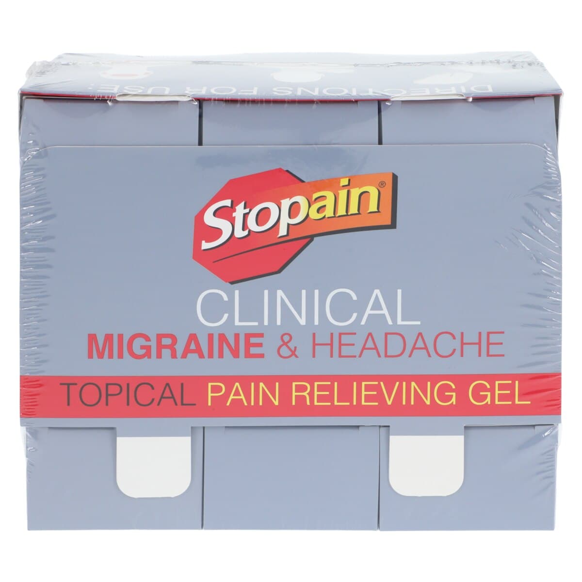 STOPAIN CLINICAL Migraine & Headache Topical Gel, 1 gm, 12x12/Box thumbnail 4