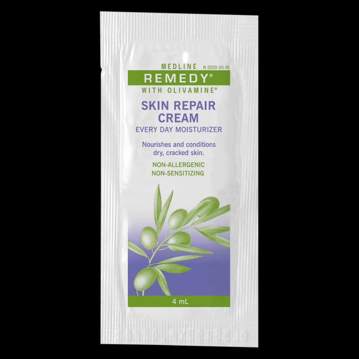 Remedy Skin Repair Cream with Olivamine, Dimethicone 4mL, White, Naturally Scented, Non-Allergenic, 144/Box - Cream Skin Repair w/Olivamine - Image 1