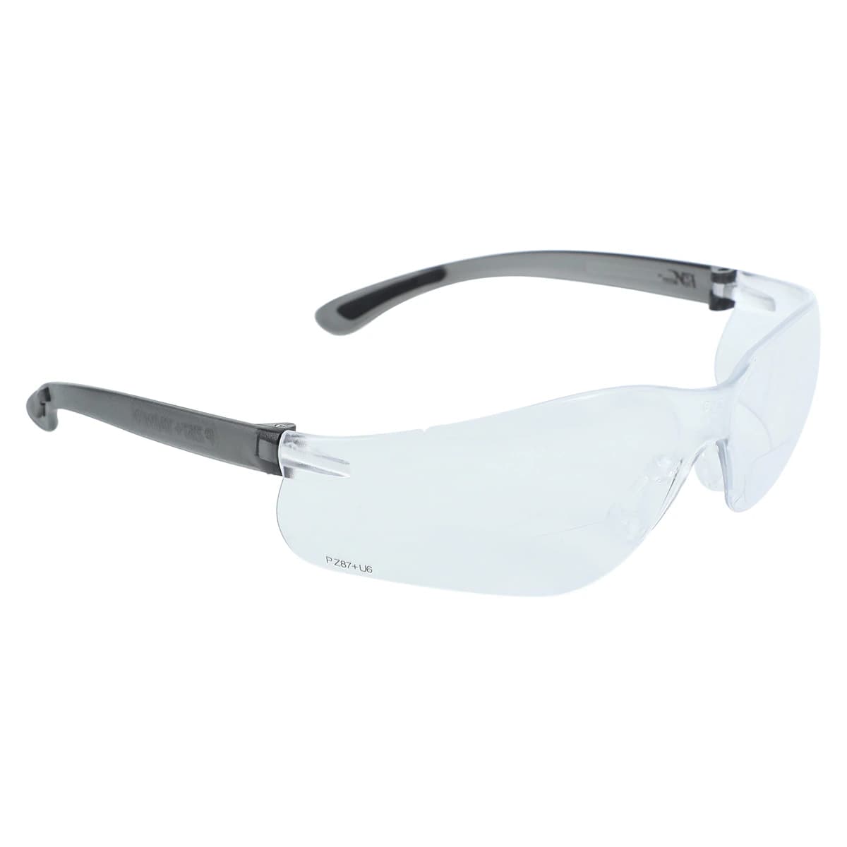 ProVision® EZ-Focals™ Bifocal Safety Eyewear, Black Frame/Clear Lens, +2.0 Diopter, 3770C - ProVision® EZ-Focals™ Bifocal Safety Eyewear, Black Frame/Clear Lens +2.0 - Image 1