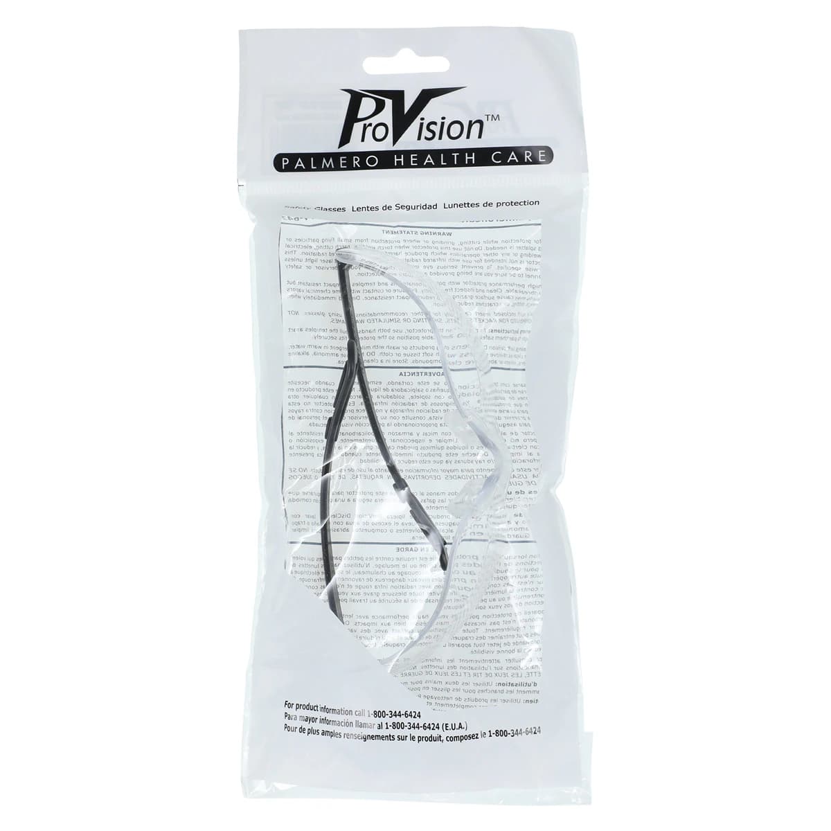 ProVision® EZ-Focals Bifocal Safety Eyewear, Black Frame, Clear Lens, +2.5 Diopter, 1/Pkg thumbnail 5