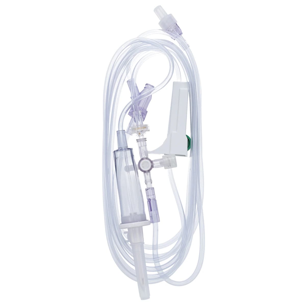 B. Braun IV Administration Set, 15 Drops/mL, 121" Tubing, with Caresite LAD, Sterile, Latex-Free, 50/Case - Administration Set IV 15 DR - Image 1
