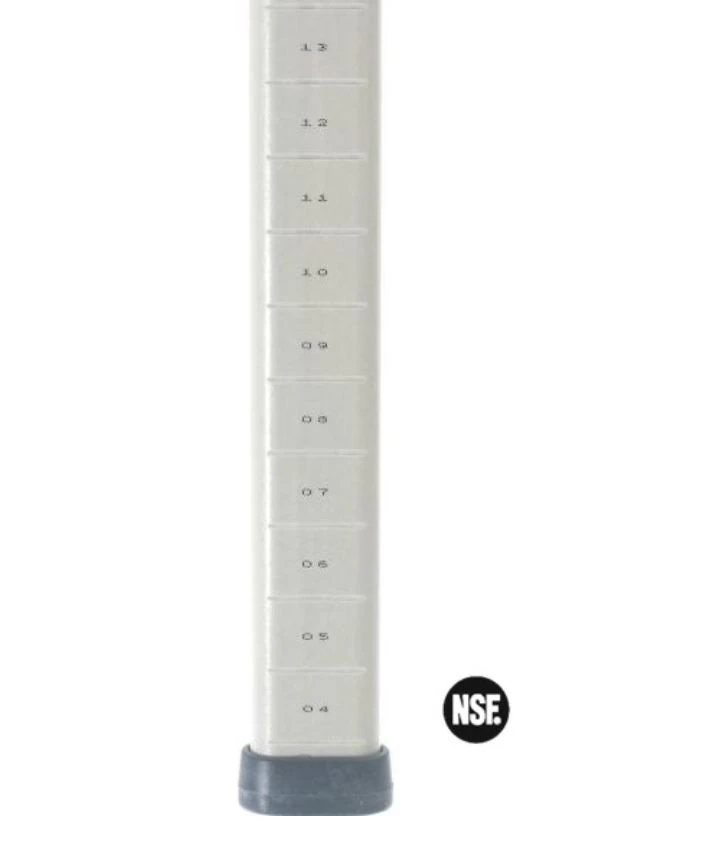 InterMetro MetroMax i Shelf Post for Shelving Unit, 33" Mobile Post - Post Mobile 33" f/Shlvng Unit - Image 1