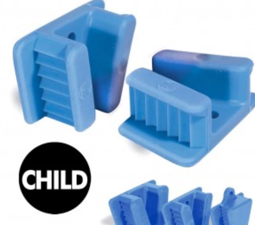 Ace Surgical Mouth Prop, Child, Blue Silicone, Autoclavable, Latex-Free, 1/Pair - Mouth Prop Blue Silicone - Image 1
