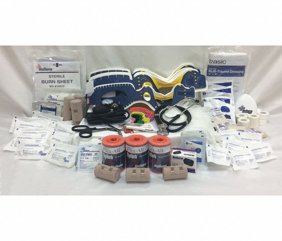 Medsource International Deluxe First Aid Kit Contents Only (Attack Bag Deluxe) - Attack Bag Delux CONTENTS ONLY - Image 1