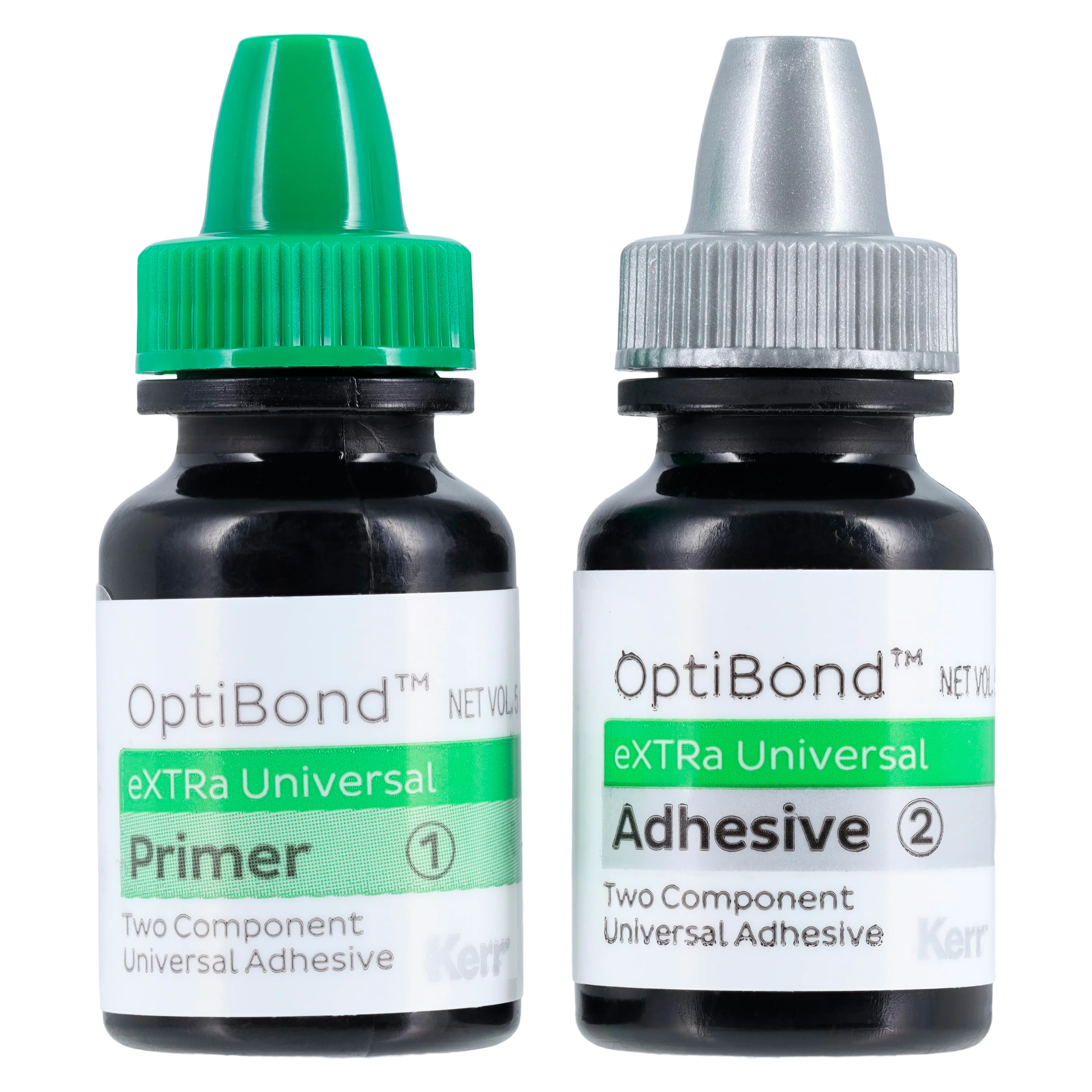 OptiBond eXTRa Universal Two-Component Light-Cure Adhesive Bottle Kit, 5 mL Primer & 5 mL Adhesive, 50 Applicators, 25 Mixing Wells, 36658 thumbnail 2