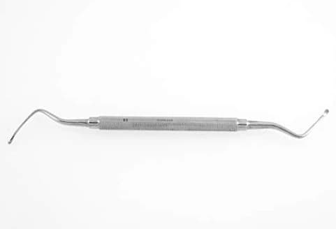 Hu-Friedy CL85 Lucas Surgical Curette, Black Line, Double-End, Stainless Steel - CL85 Lucas Surgical Curette Black Line - Image 1