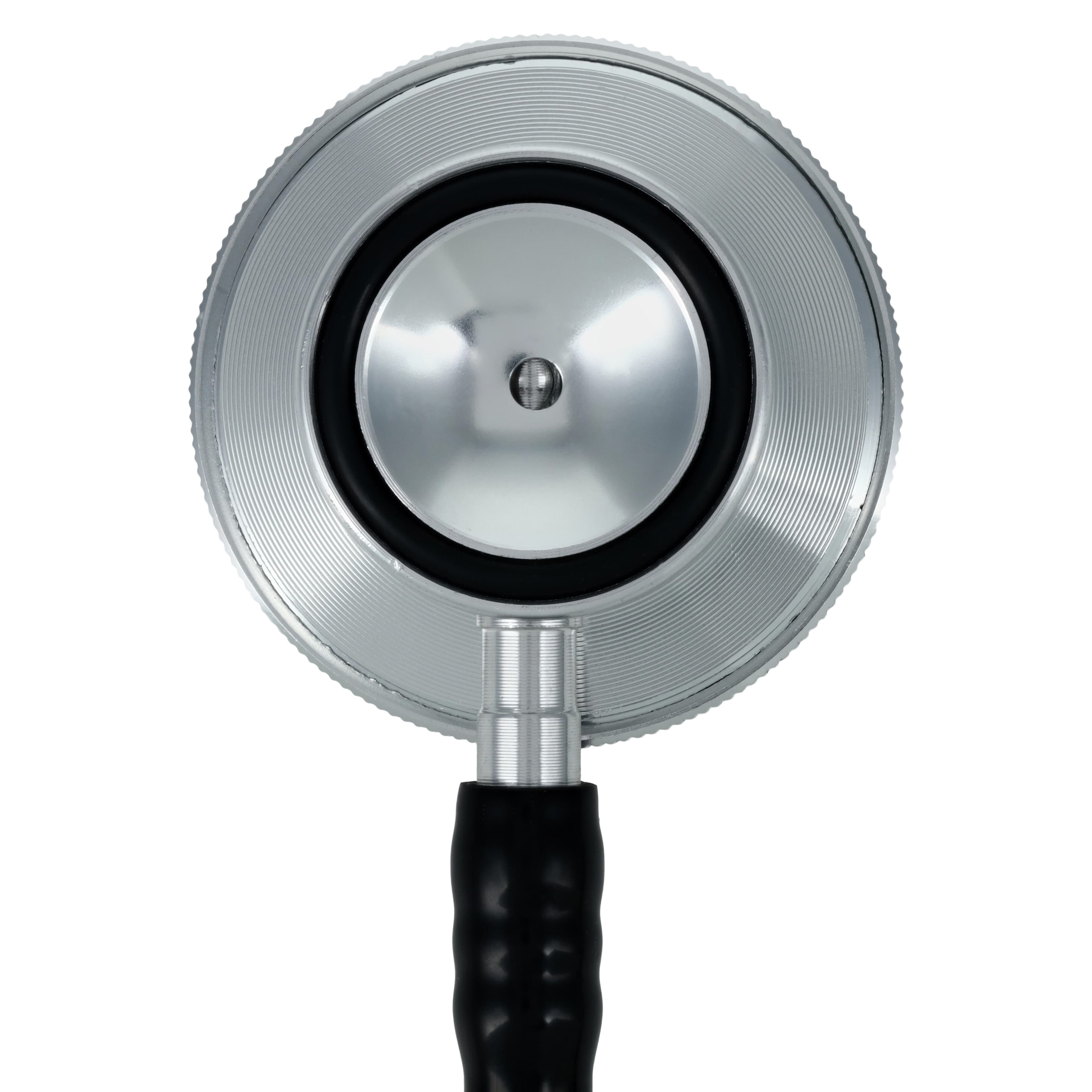Medline Dual-Head Stethoscope, Black, 22" Tubing, Reusable thumbnail 3