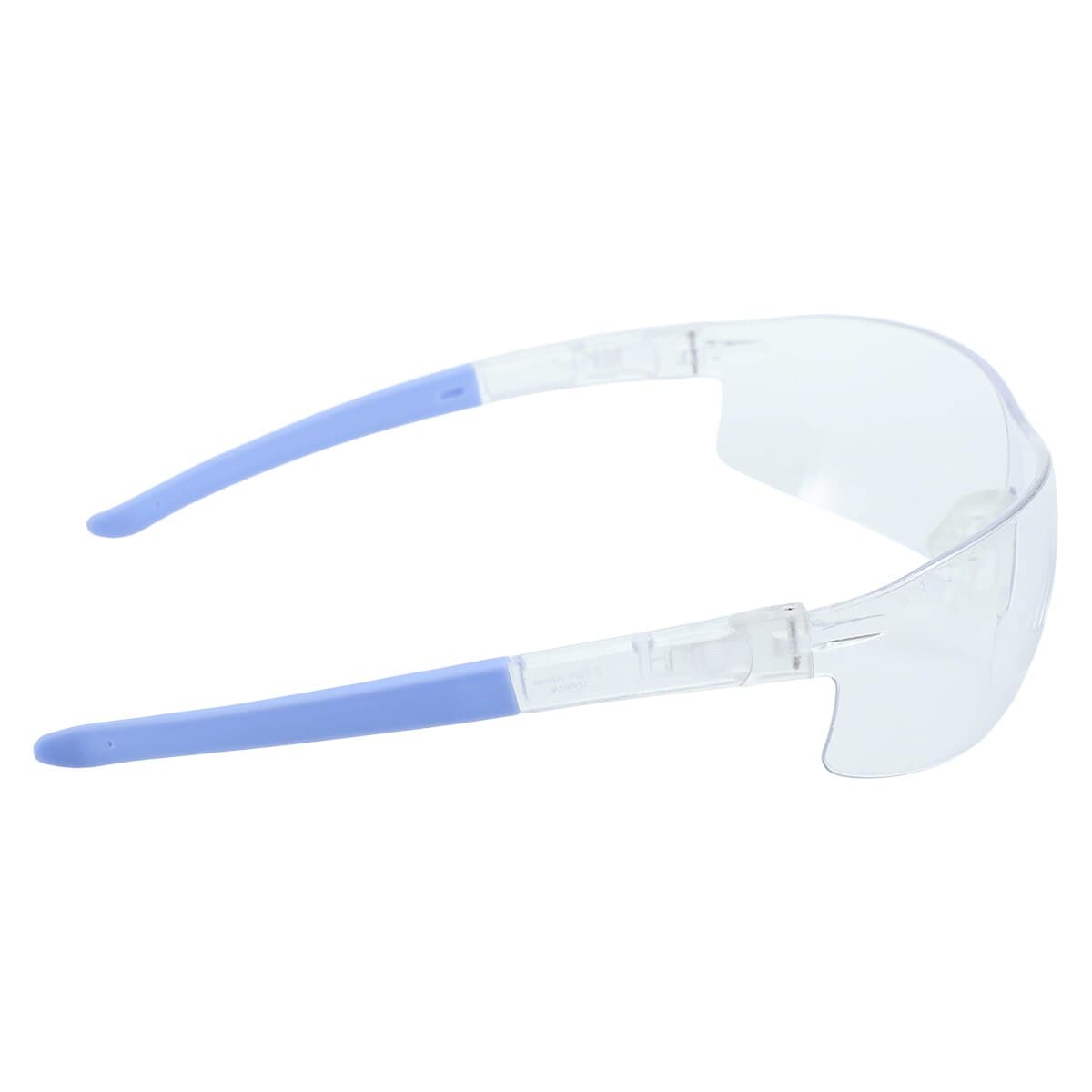 ProVision® Econo Tilts™ Safety Eyewear, Clear Frame/Clear Lens/Blue Tips, Full Size thumbnail 4