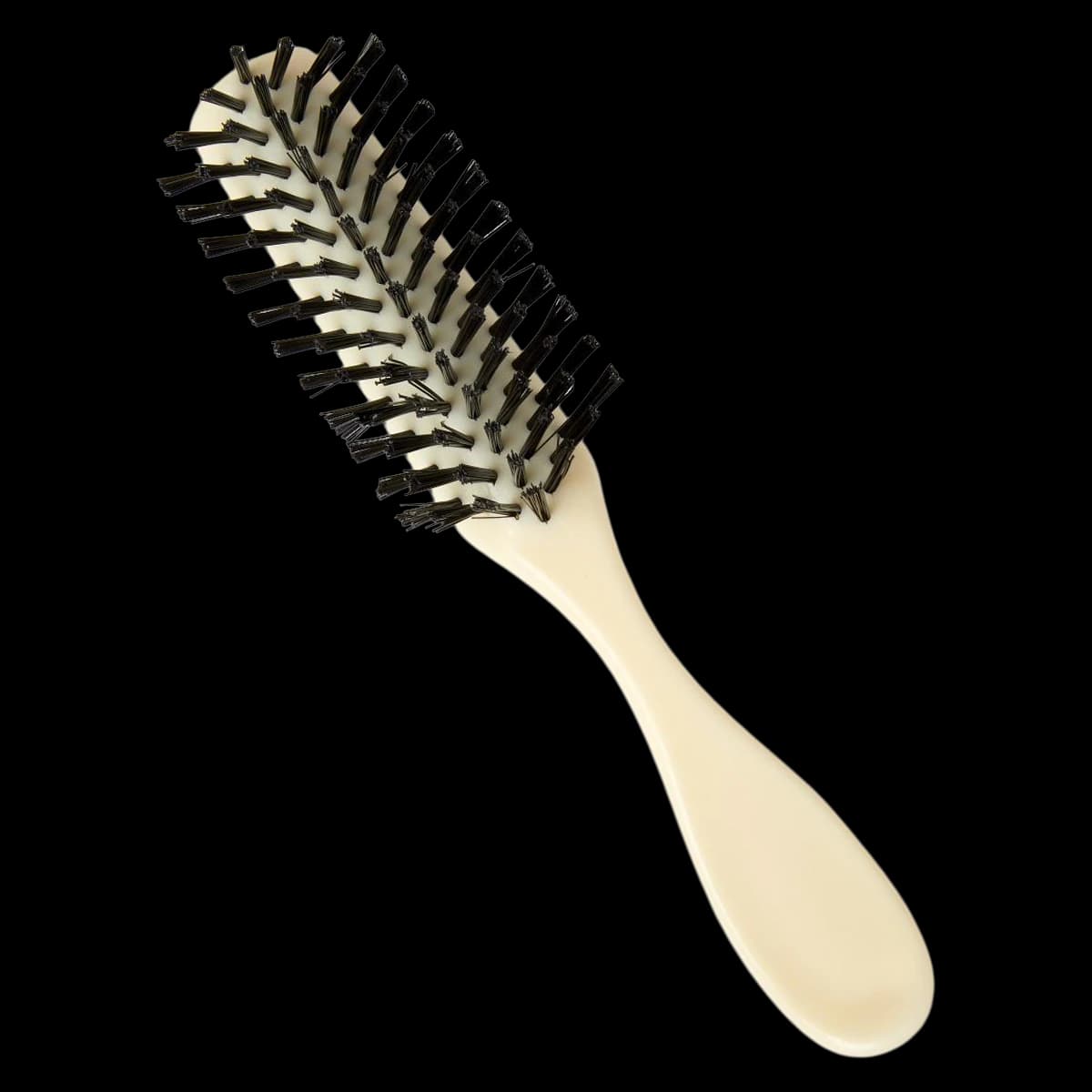 Medline Adult Hair Brush, Plastic, Ivory, Latex-Free, 144/Case - Brush Hair Adult Ivory - Image 1