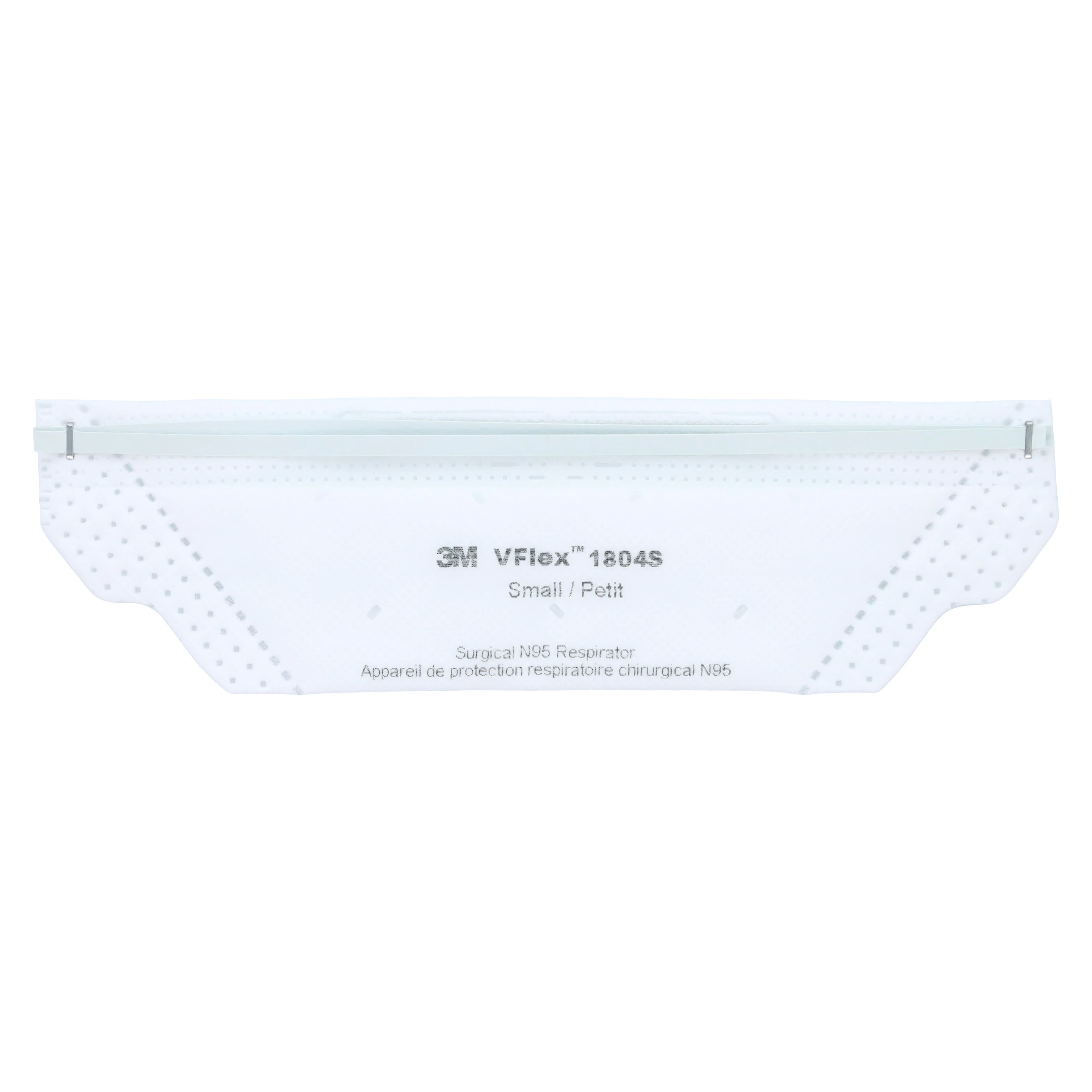 3M VFlex N95 Particulate Respirator and Surgical Mask, Small, White, 50/Box, 1804S thumbnail 5