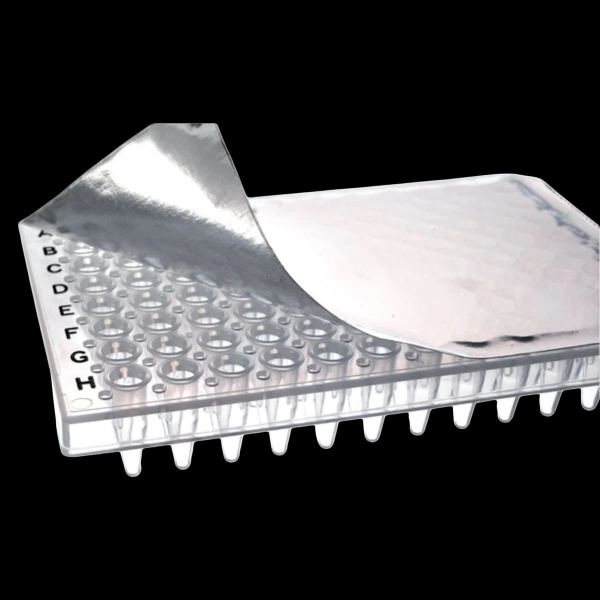 Thermo Scientific Adhesive Foil PCR Plate Seal, Silver, Strong Adhesive, for 96-Well and 384-Well Plates, 100/Package - Foils PCR Plate Seal Adhesive - Image 1