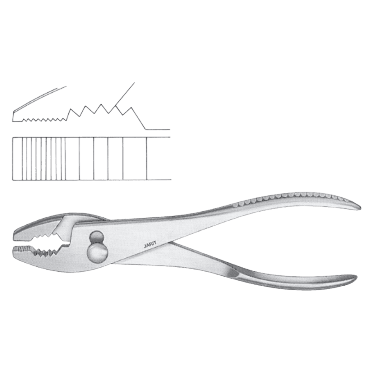 Jarit Slip Joint Pliers, 7-3/4" - Plier Joint Slip 7-3/4" - Image 1