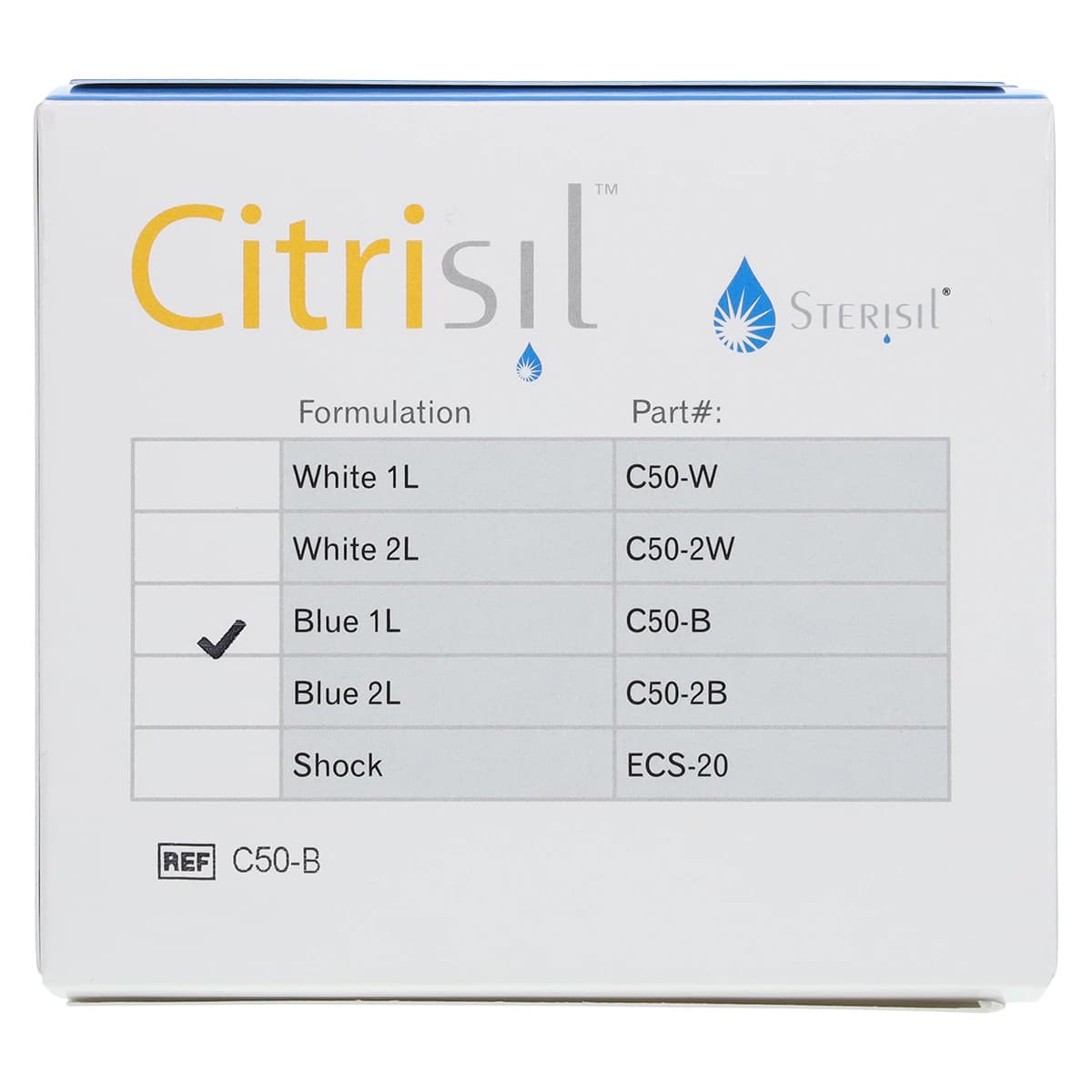 Citrisil Blue Waterline Maintenance Tablets, 48 Maintenance + 2 Shock Tablets for 0.7–1L Bottles, 50/Box, CS-50-B thumbnail 3