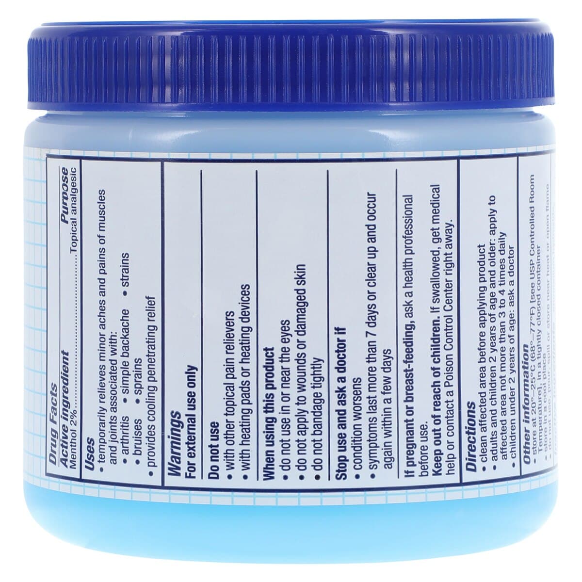 Mineral Ice Analgesic Gel, 16 oz Jar, Crown Laboratories thumbnail 2