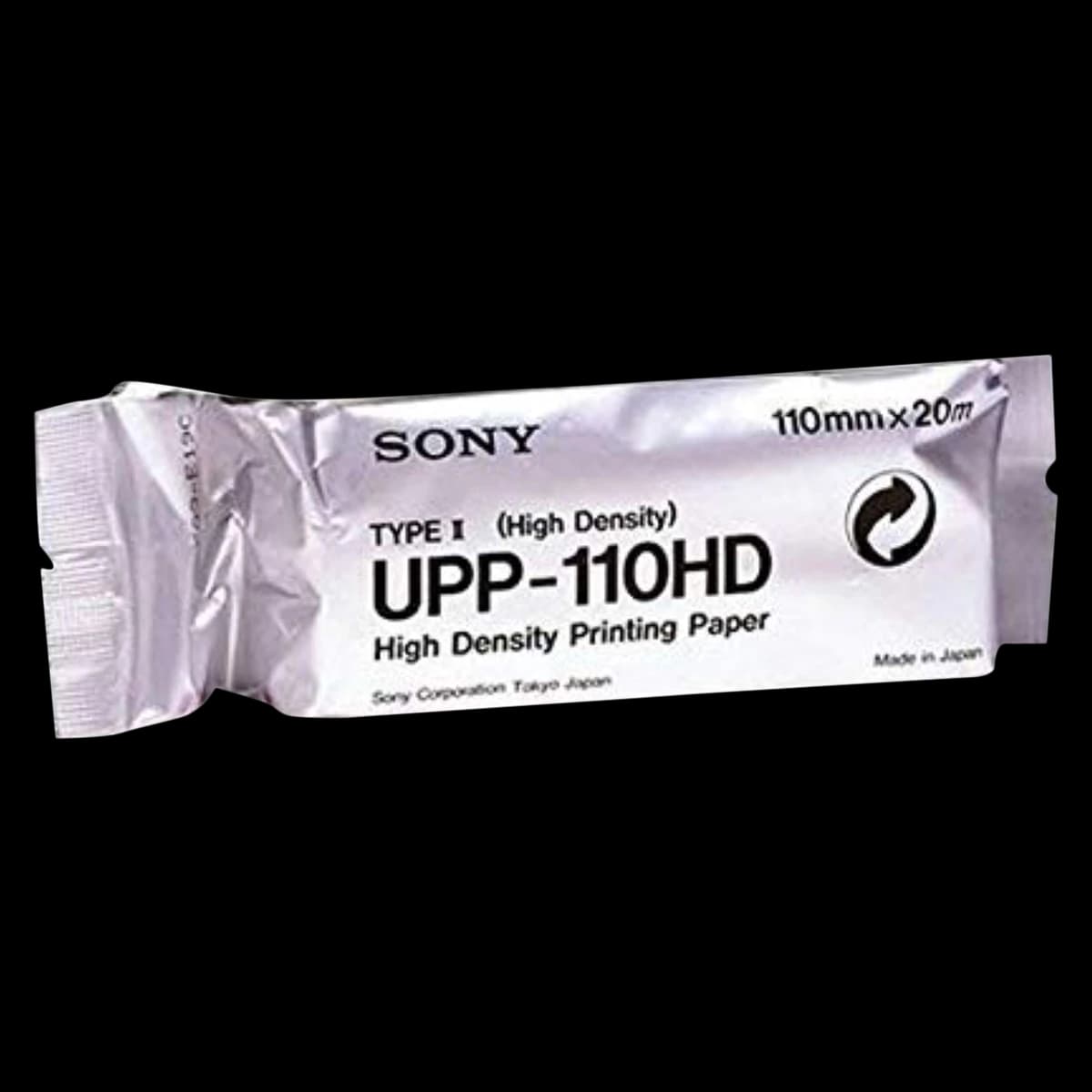 Sony UPP High-Density 110HD Imaging Media, B&W Paper, 10/Box - Sony High-Density B&W Paper - Image 1