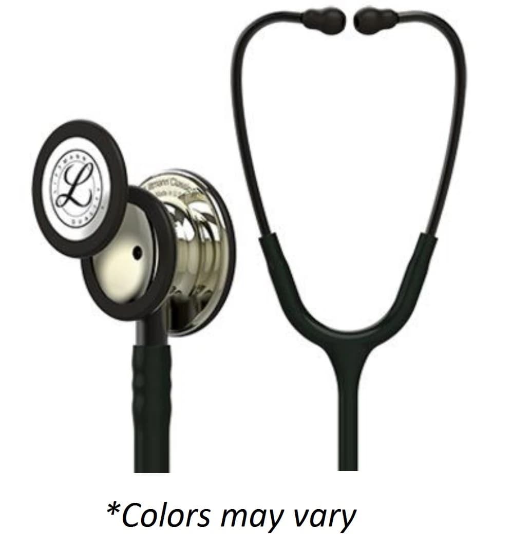 3M Littmann Classic III Stethoscope, Adult/Pediatric, Champagne/Burgundy, Single Lumen Tubing, 28" - Stethoscope Littman Classic II - Image 1