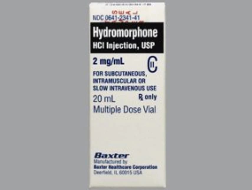 Hydromorphone HCl Injection, 2mg/mL, MDV, 20mL, Hikma Pharmaceuticals - Hydromorphone HCL Inj MDV 20mL - Image 1