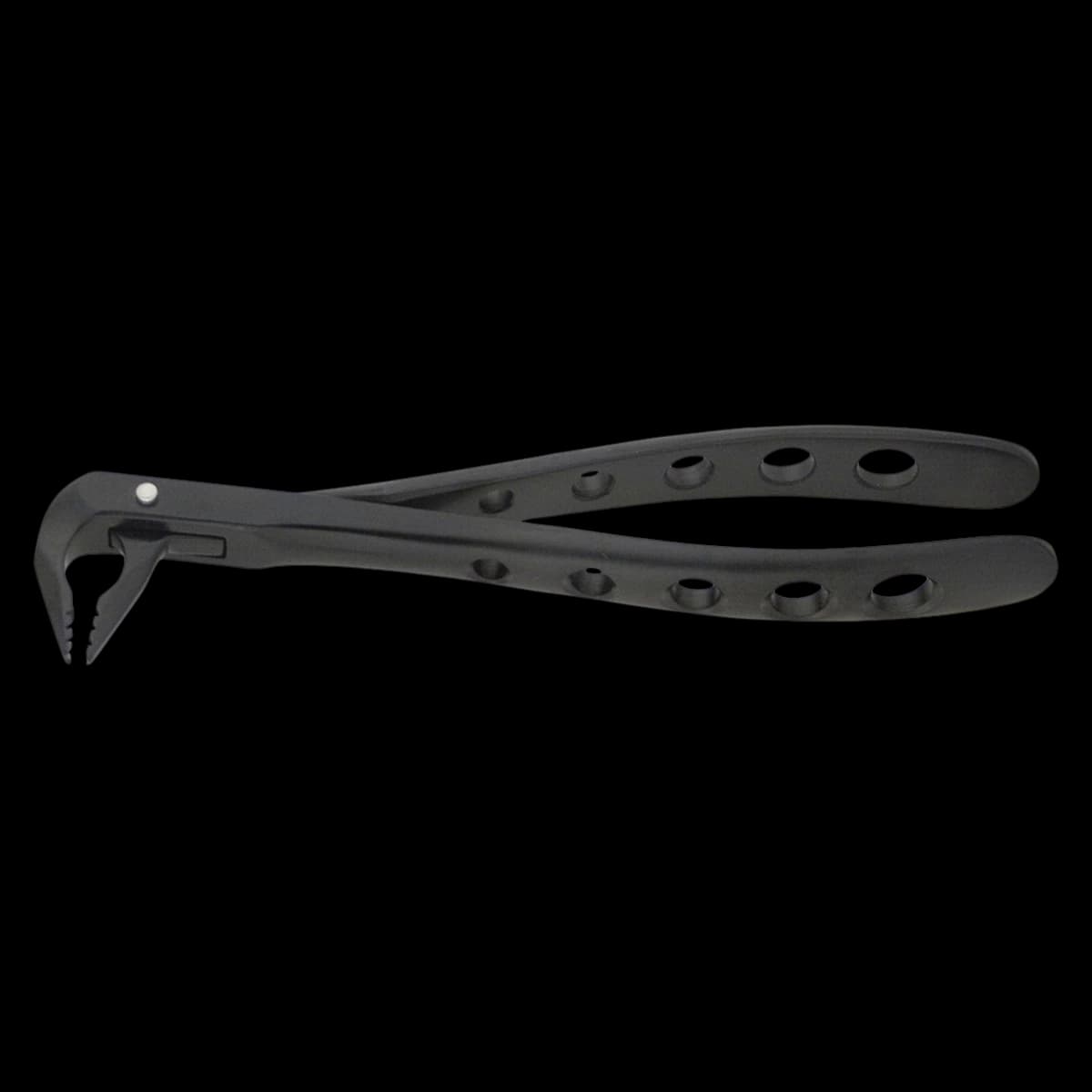 A. Titan Instruments Banditt Xtra Grip Lower Anterior Extraction Forceps, Serrated Beaks, Diamond Carbon Coating, 3608XG, 1/Pk - Lower Anterior Banditt Xtra Grip Forceps - Image 1
