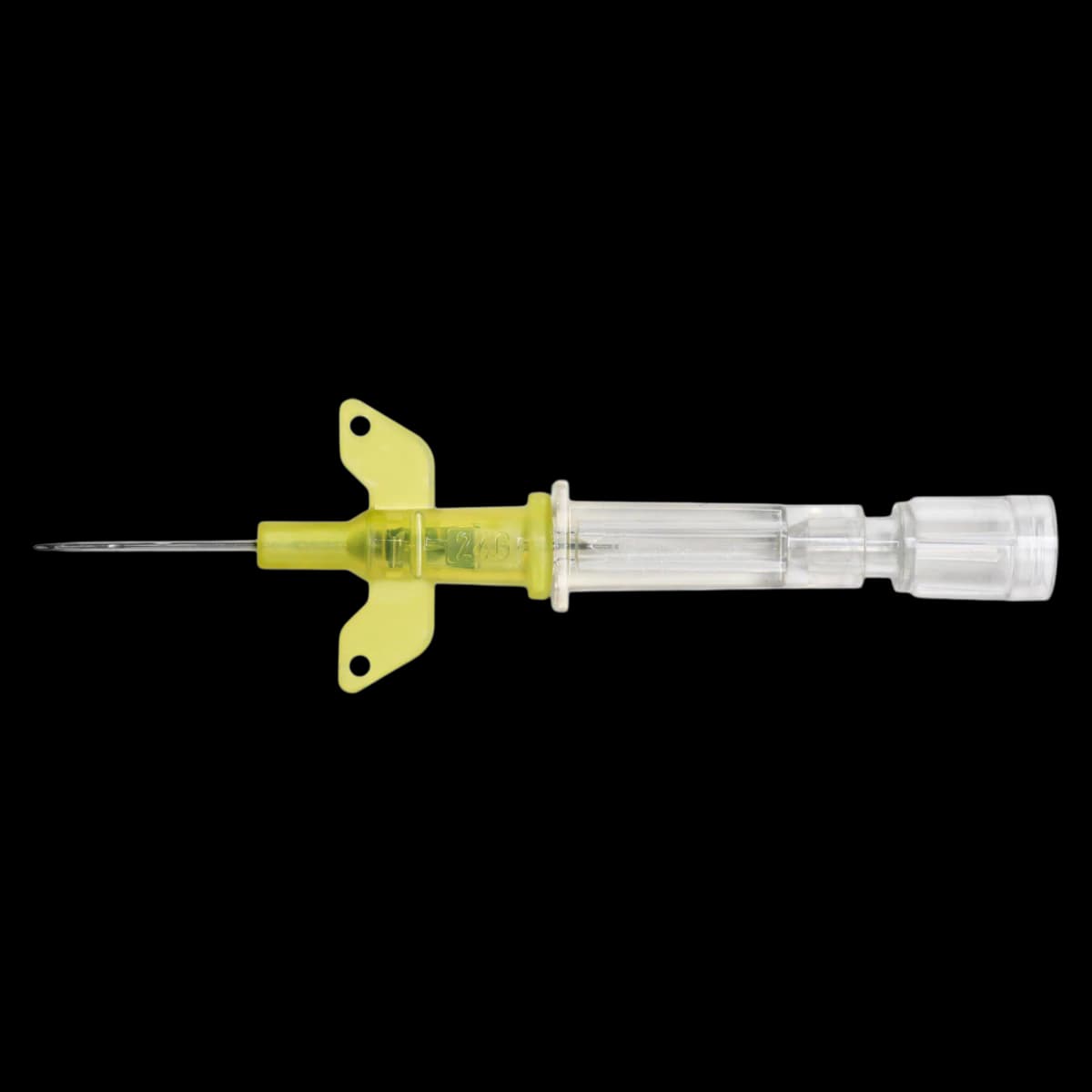 B. Braun Introcan Safety IV Catheter, 24 Gauge x 0.55 in, Polyurethane, Winged Hub, Thinwall Needle, 200/Case - Catheter IV Safty PUR Wngd Hb - Image 1