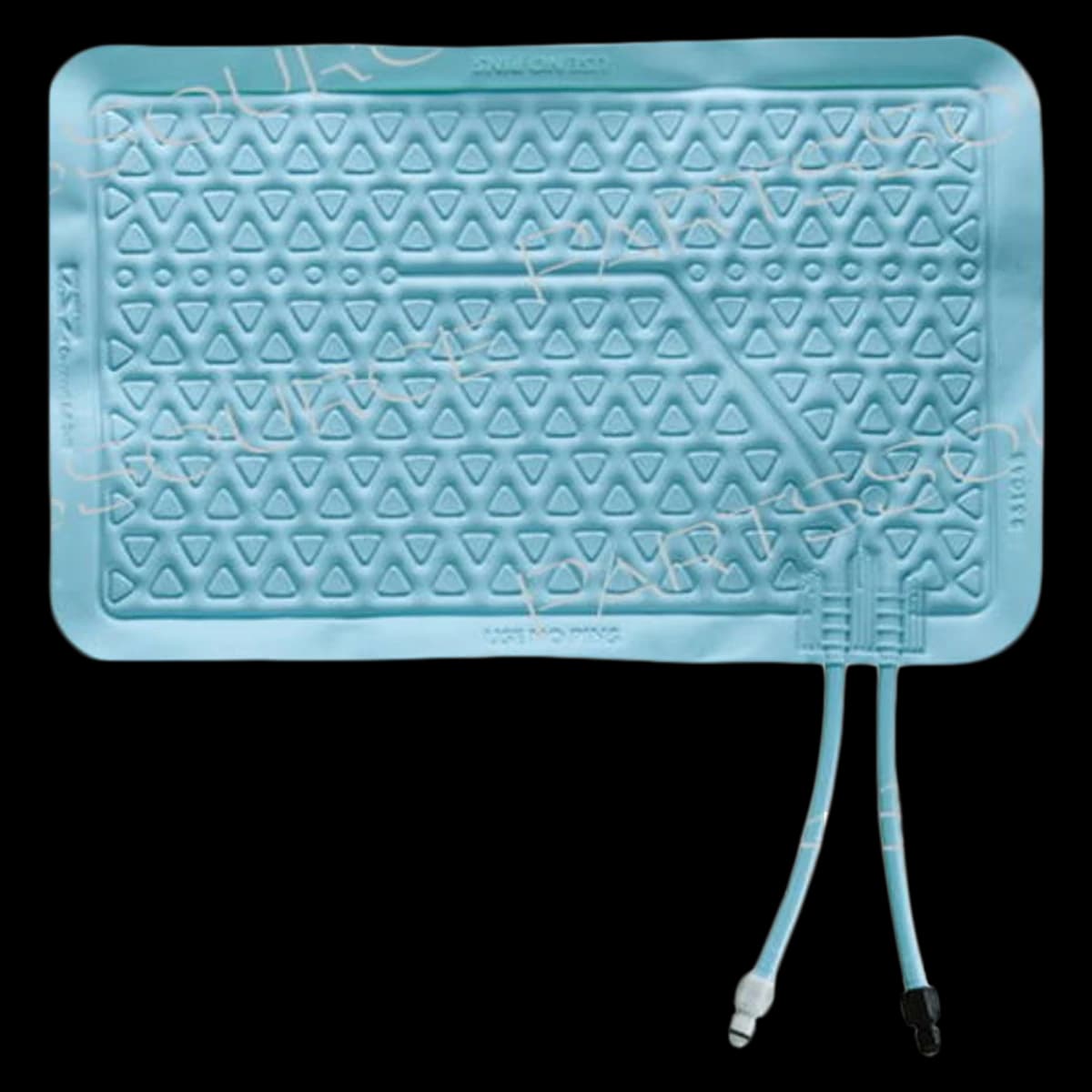 Plastipad Hyper-Hypothermia Blanket, Blue, 12x18" with CPC Connector - Blanket Hypr/Hypo w/CPC Cnnctr - Image 1