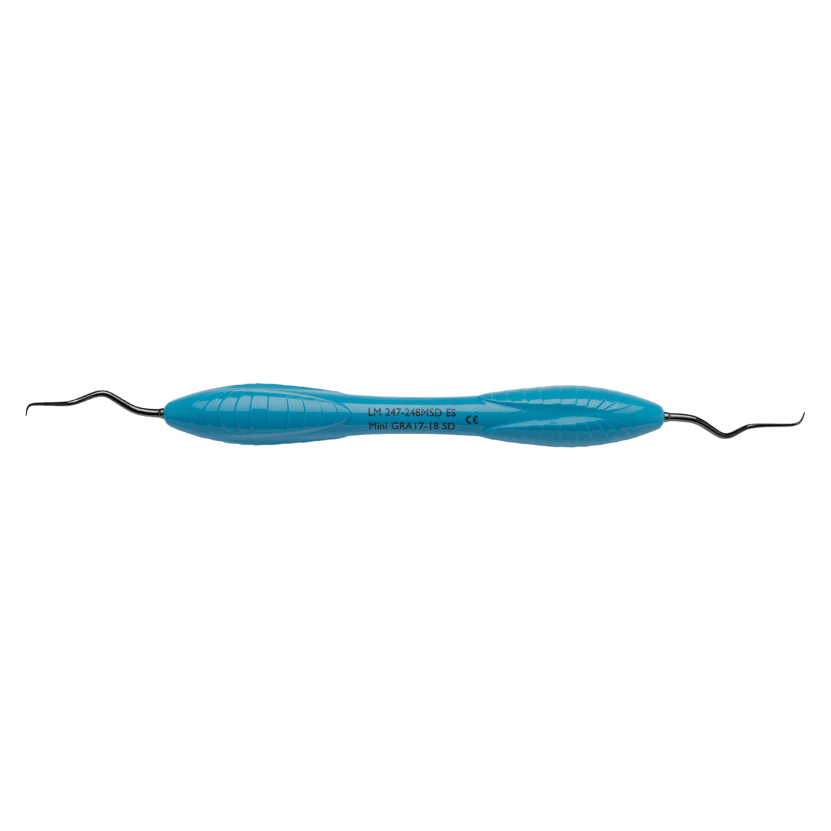 LM Sharpen-Free Mini Gracey 17/18 Curette, Sharp Diamond, ErgoSense Handle, Double-Ended, 1 Each - Sharpen-Free Mini Gracey 17/18 Curette - Ergosense Handle - Image 1