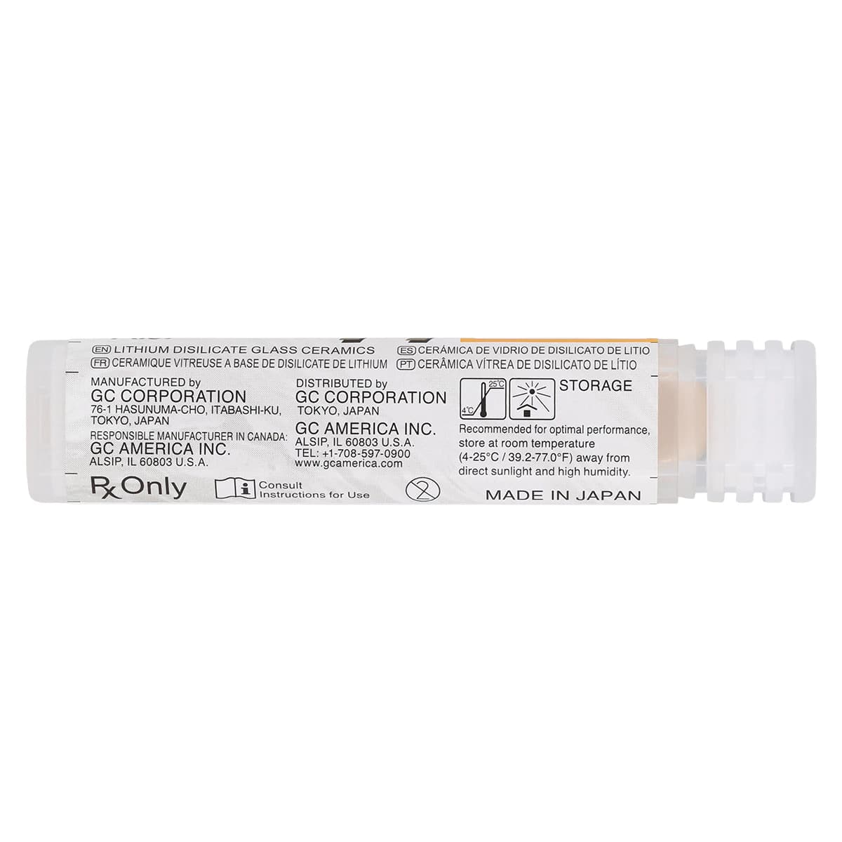 GC Initial LiSi Press Lithium Disilicate Ingot, Shade LT-A1, 3g, 5/Pk thumbnail 4