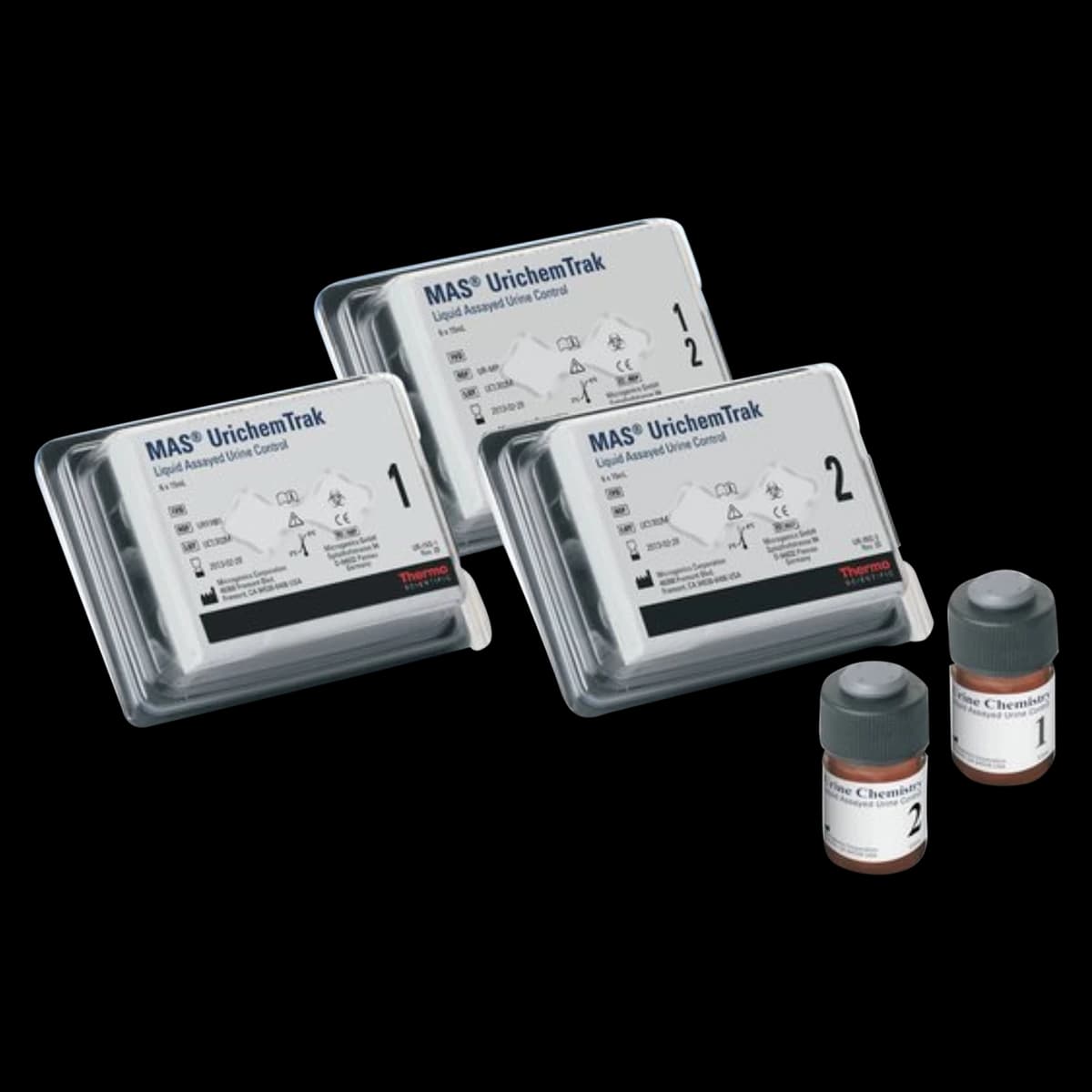MAS UrichemTRAK Urine Chemistry Bi-Level Control for Analyzer, 6 x 15 mL Multi-Pack (6/Package) - Urichem Trak UA Chem Cntrl 2LV - Image 1