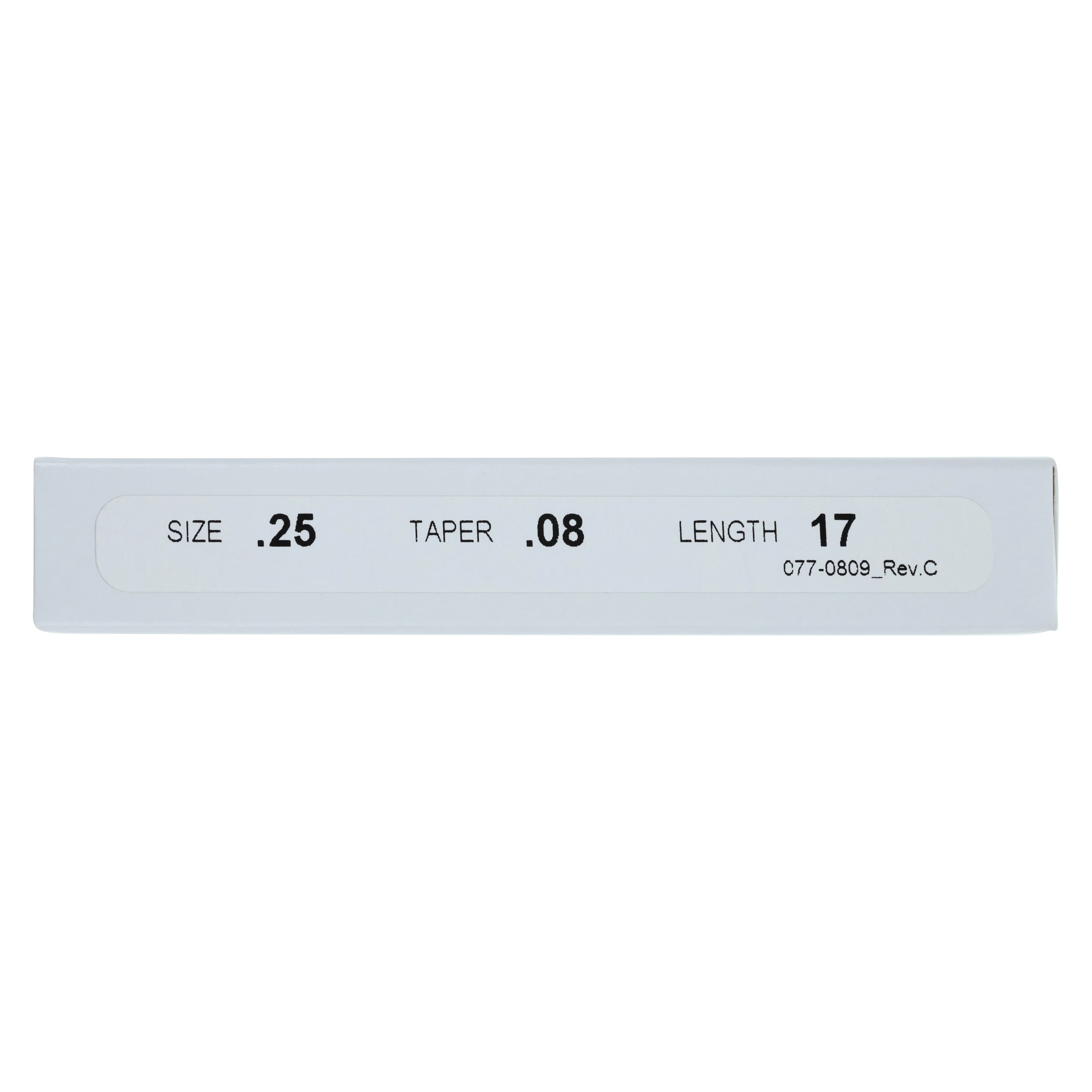 Kerr Traverse Orifice Opener, .08 Taper, #25 Tip, 17mm, 4/Pk, 818-8251 thumbnail 6
