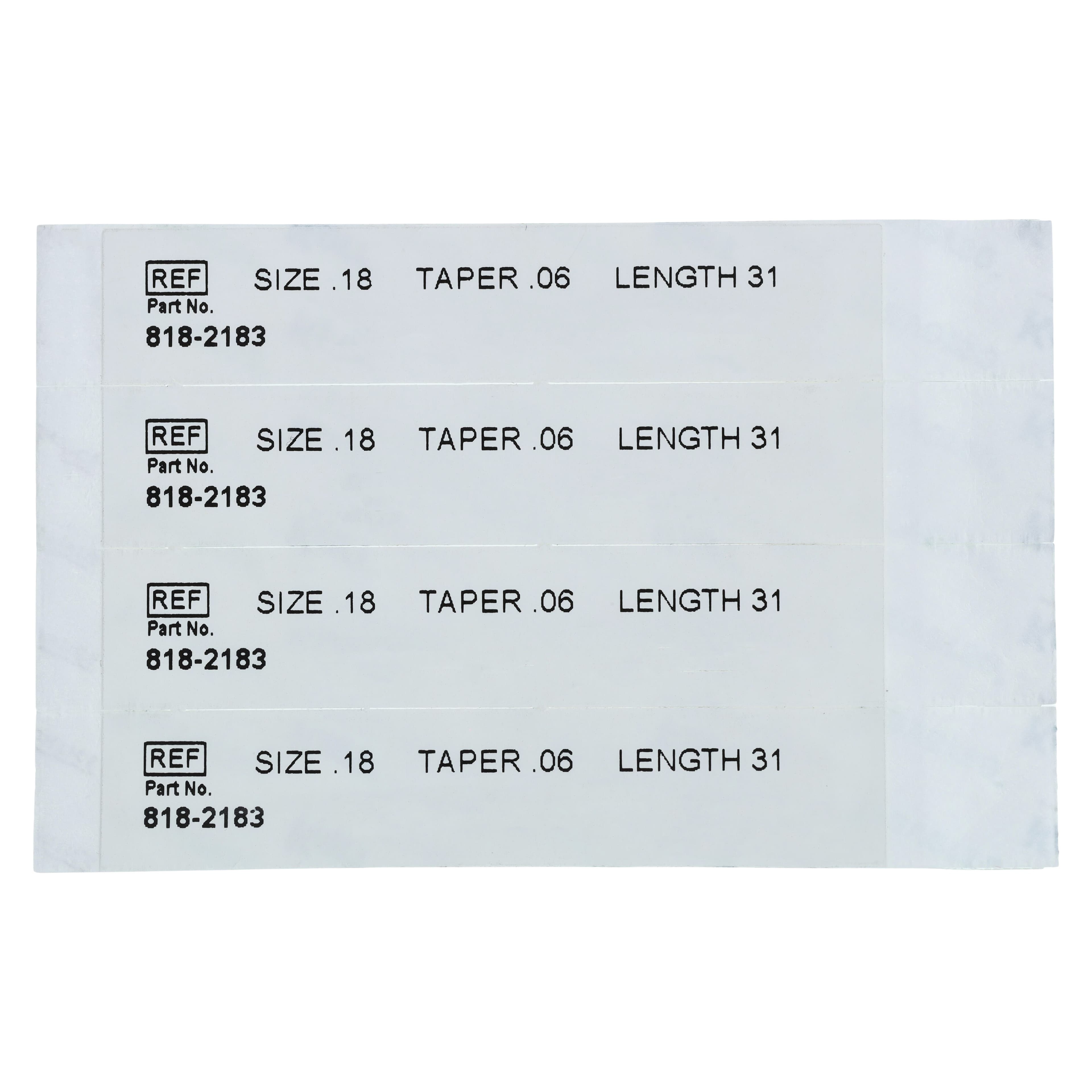 Kerr Traverse Rotary Glide Path File, Taper .06, Tip Size .18, 31mm, Pack of 4, 818-2183 thumbnail 3