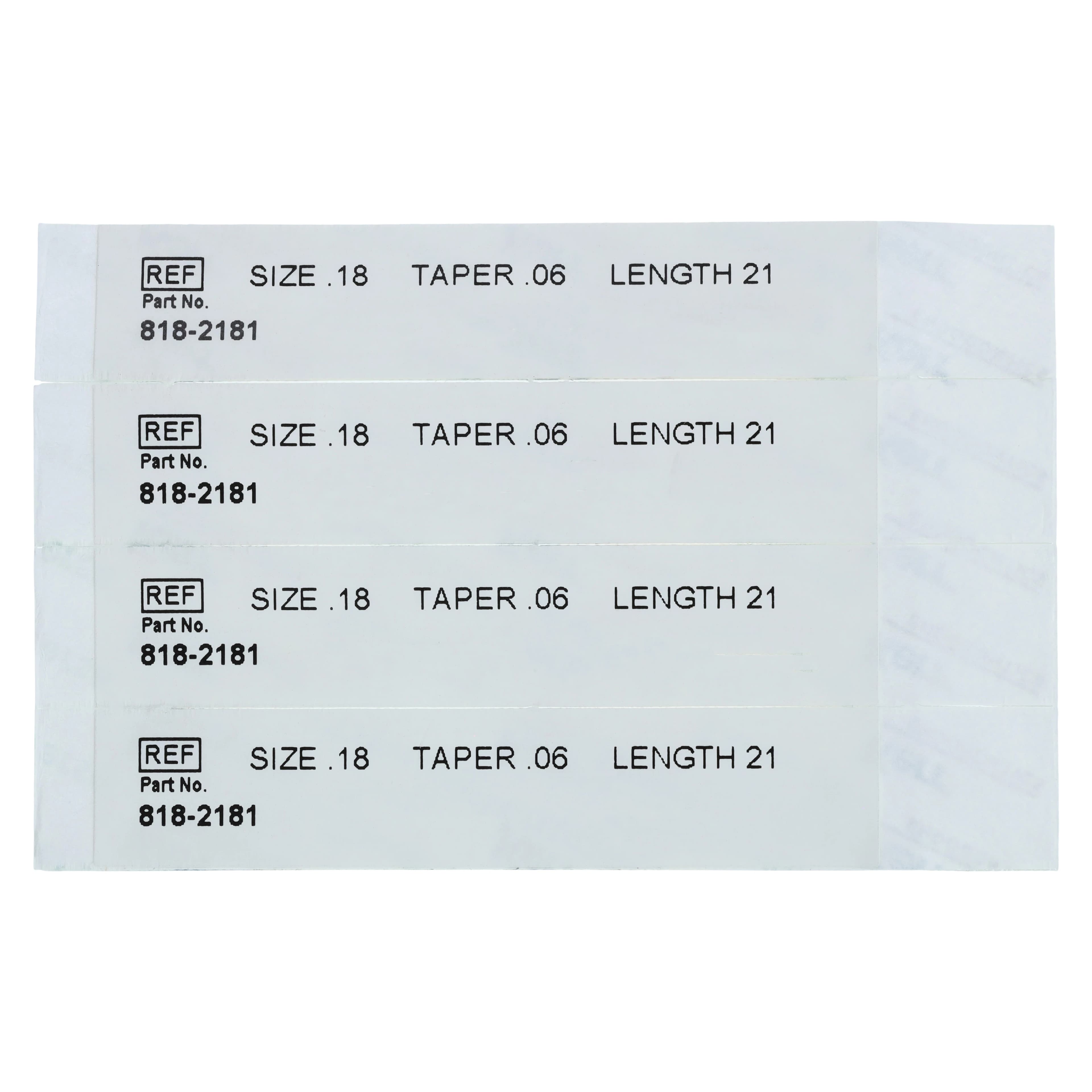 Kerr Traverse Rotary Glide Path File, .06 Taper, #18 Tip, 21mm, Pack of 4, 818-2181 thumbnail 3