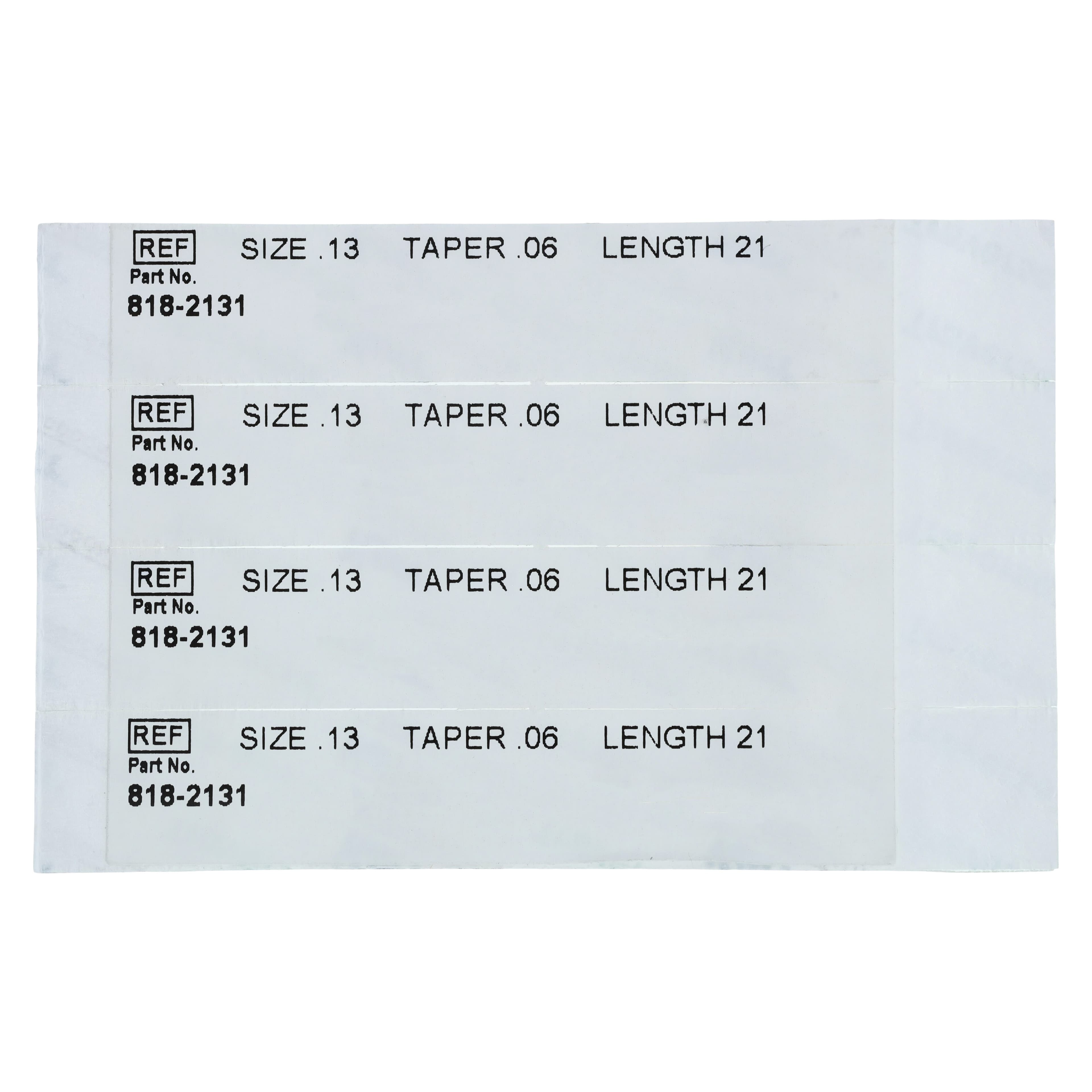 Kerr Traverse Rotary Glide Path File, .06 Taper, #13 Tip, 21mm, Pack of 4, 818-2131 thumbnail 3