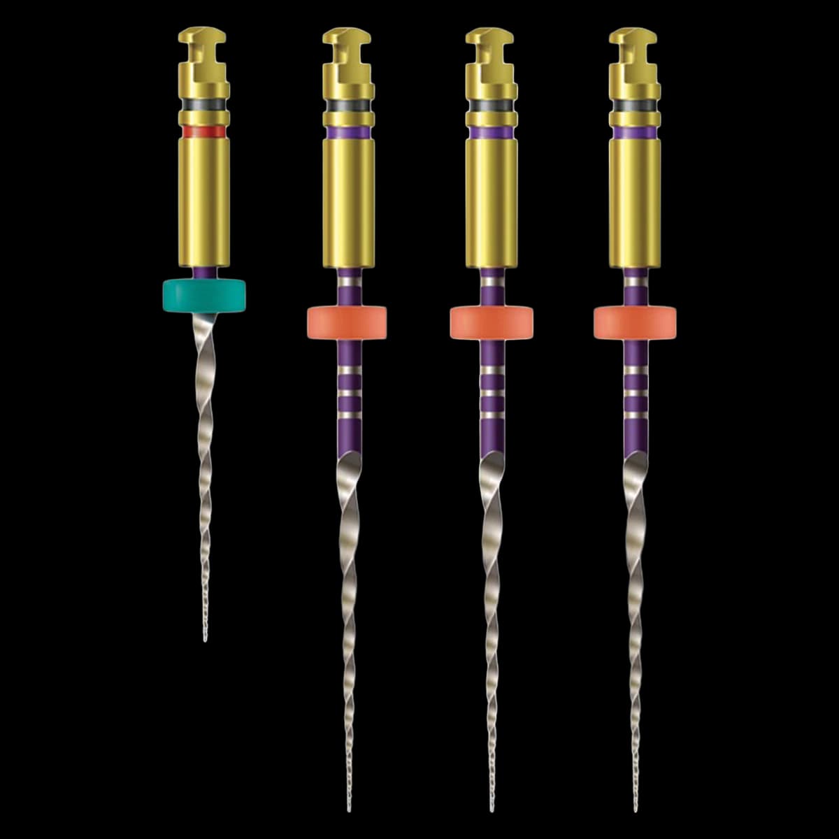 Kerr Traverse Rotary Glide Path File, Orifice Opener & Glide Path Files, Taper .06, Tip Size #13 (0.13mm), 21mm, 4/Pkg, 818-2141 - Traverse&trade; Rotary Glide Path File - Taper .06 - 21mm #13 Glide Path Files and Orifice Opener - Image 1