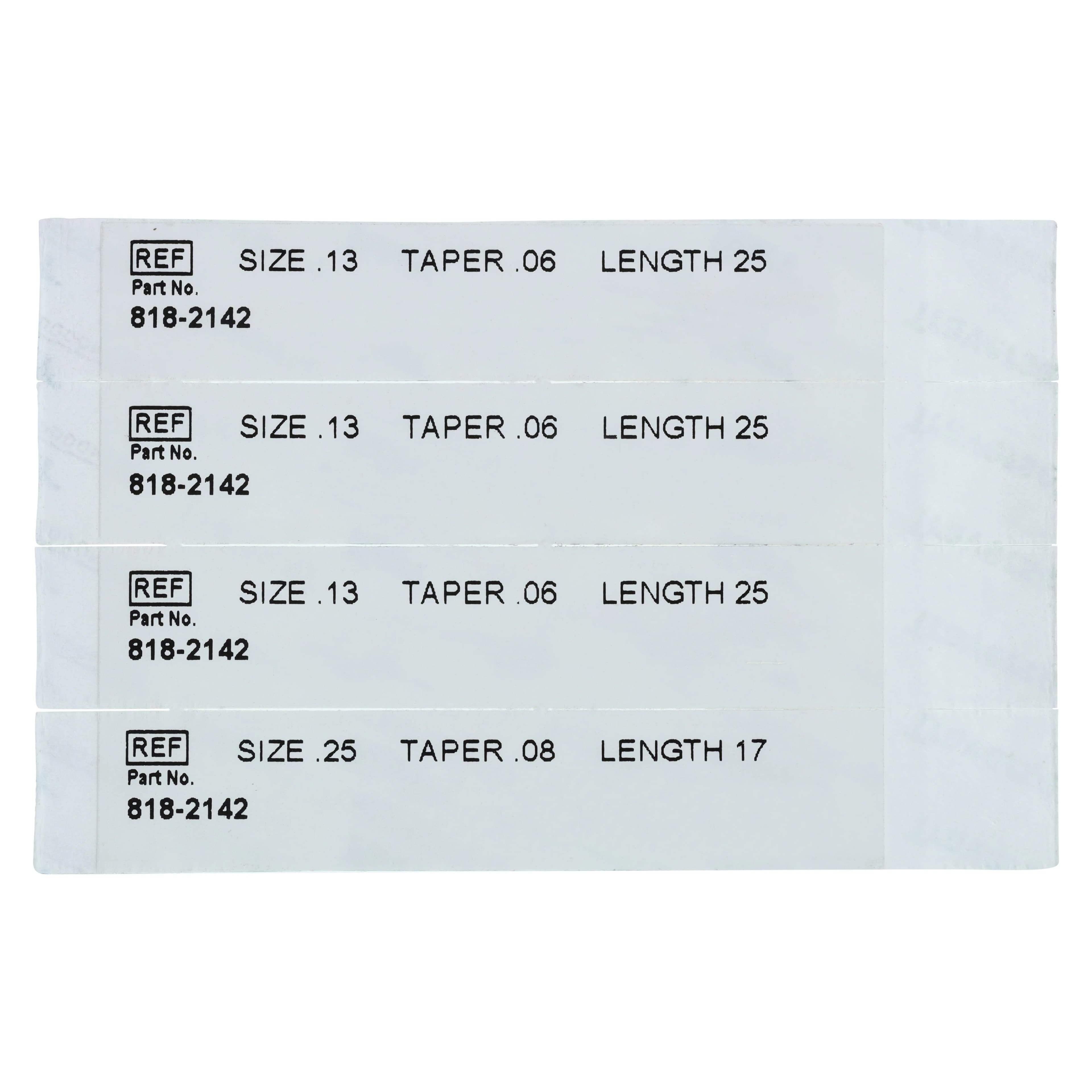 Kerr Traverse Rotary Glide Path File and Orifice Opener, Taper .06, Tip Size .13, 25mm, 4/Pkg, 818-2142 thumbnail 3