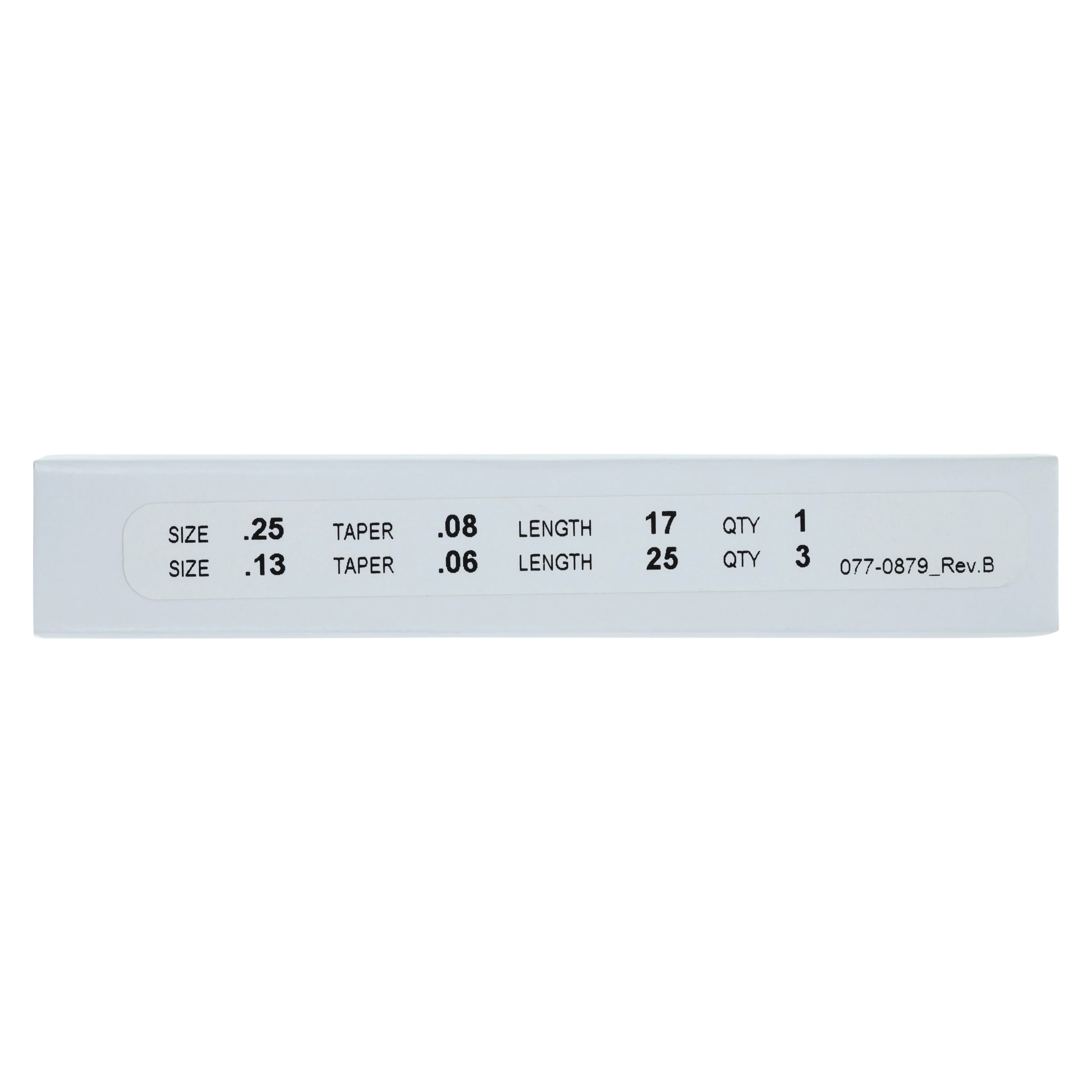 Kerr Traverse Rotary Glide Path File and Orifice Opener, Taper .06, Tip Size .13, 25mm, 4/Pkg, 818-2142 thumbnail 6