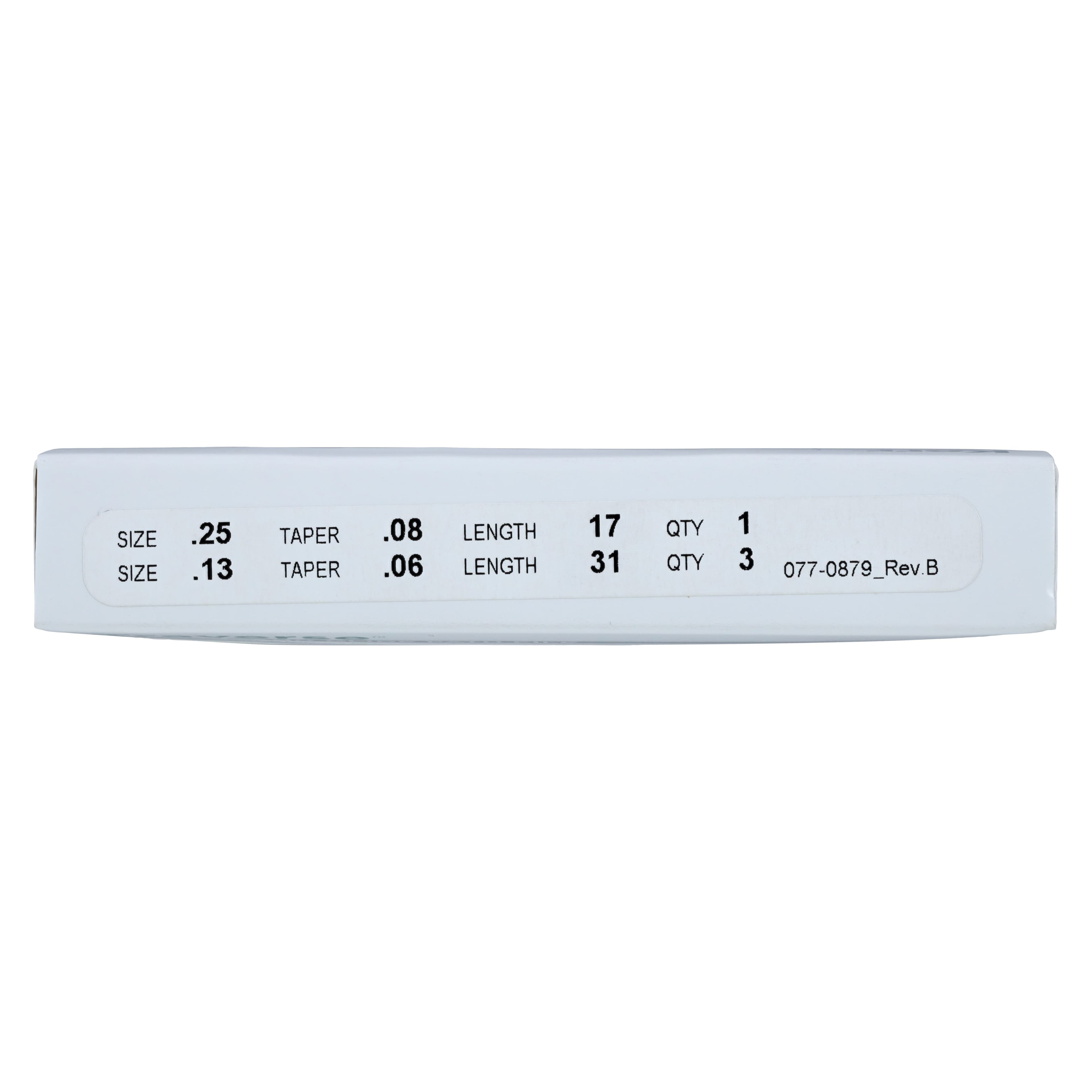 Kerr Traverse Rotary Glide Path File and Orifice Opener, Taper .06, Tip Size #13, 31mm, 4/Pkg, 818-2143 thumbnail 4