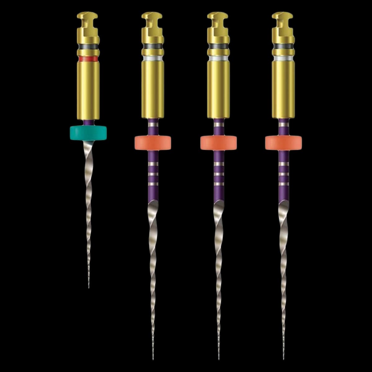 Kerr Traverse Rotary Glide Path File, Taper .06, Tip Size #18, 21mm, 4/Pkg, 818-2191 - Traverse&trade; Rotary Glide Path File - Taper .06 - 21mm #18 Glide Path Files and Orifice Opener - Image 1