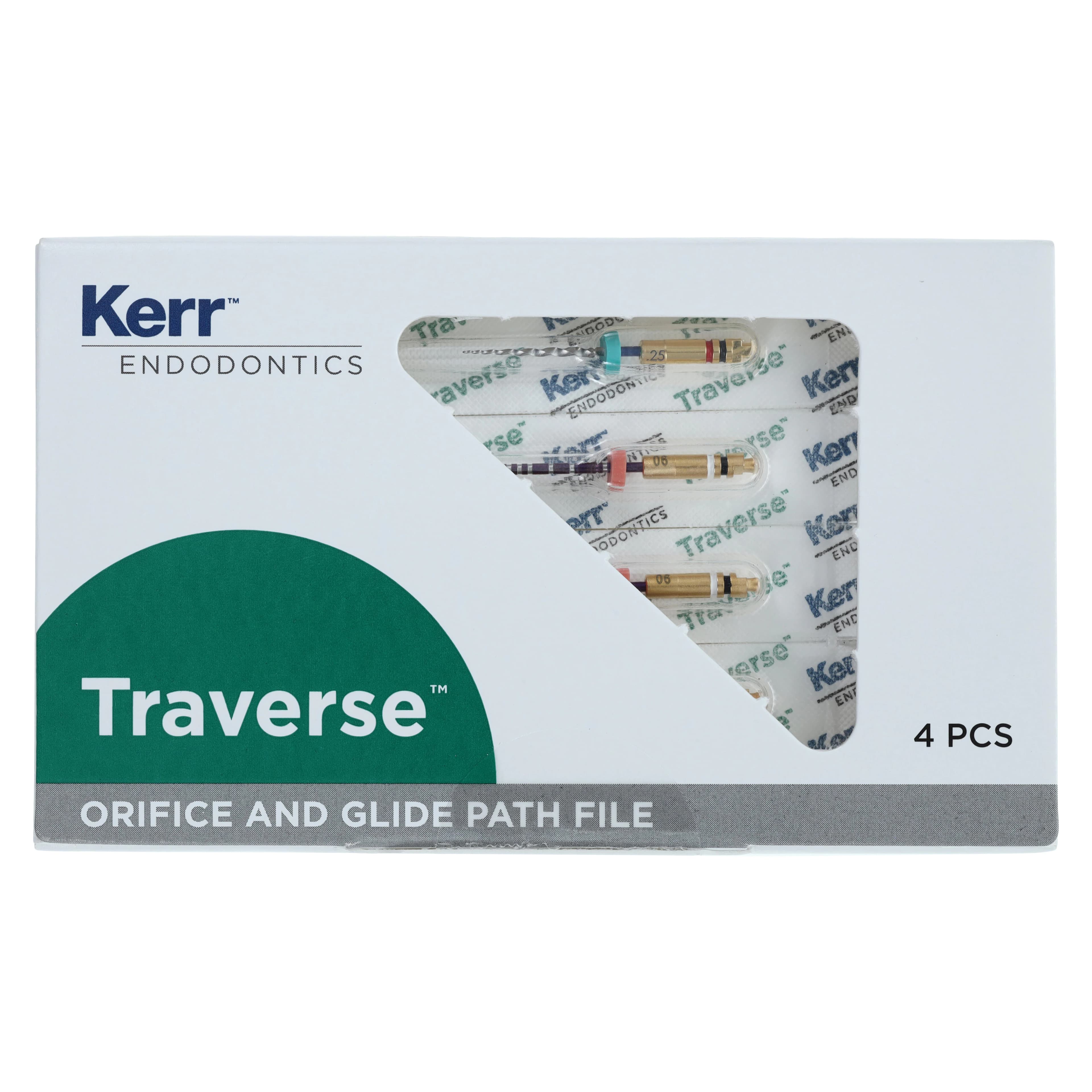 Kerr Traverse Rotary Glide Path File, Taper .06, Tip Size #18, 31mm, Pack of 4 (818-2193) thumbnail 4