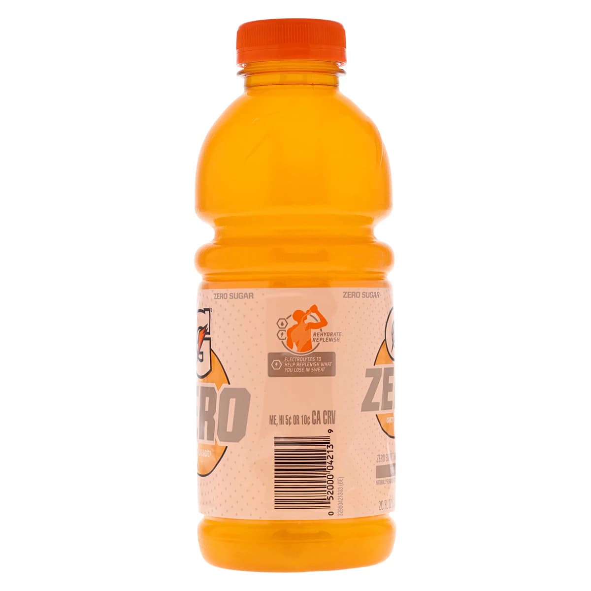 Gatorade G Zero Sports Beverage, Orange, 20 oz Bottle, 24/Case thumbnail 3