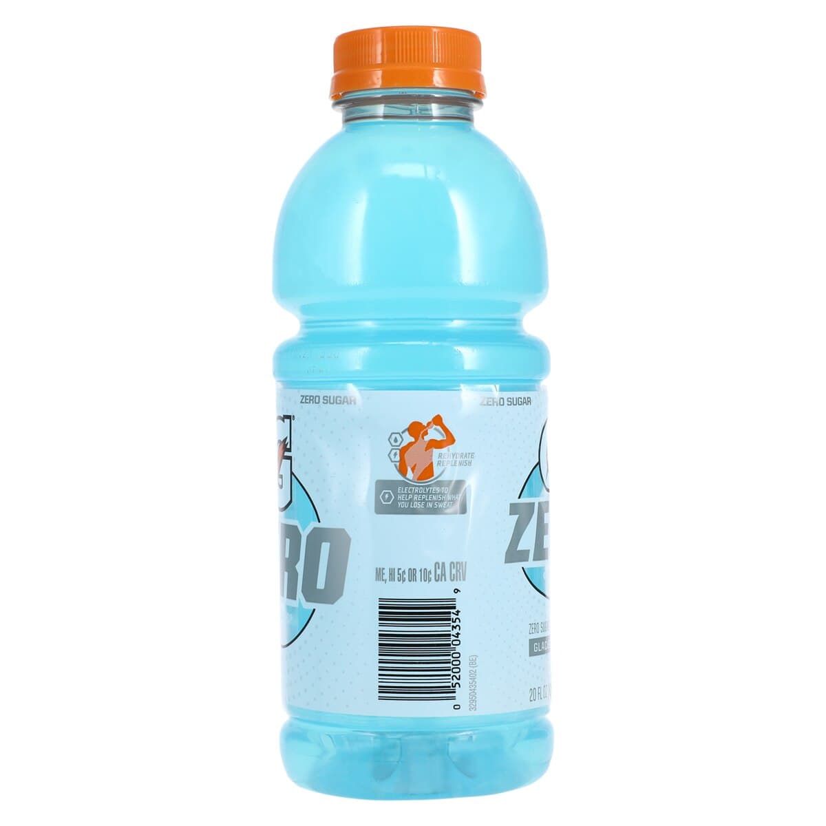 Gatorade G Zero Sports Beverage, Glacier Freeze, 20 oz Bottle, 24/Case thumbnail 3