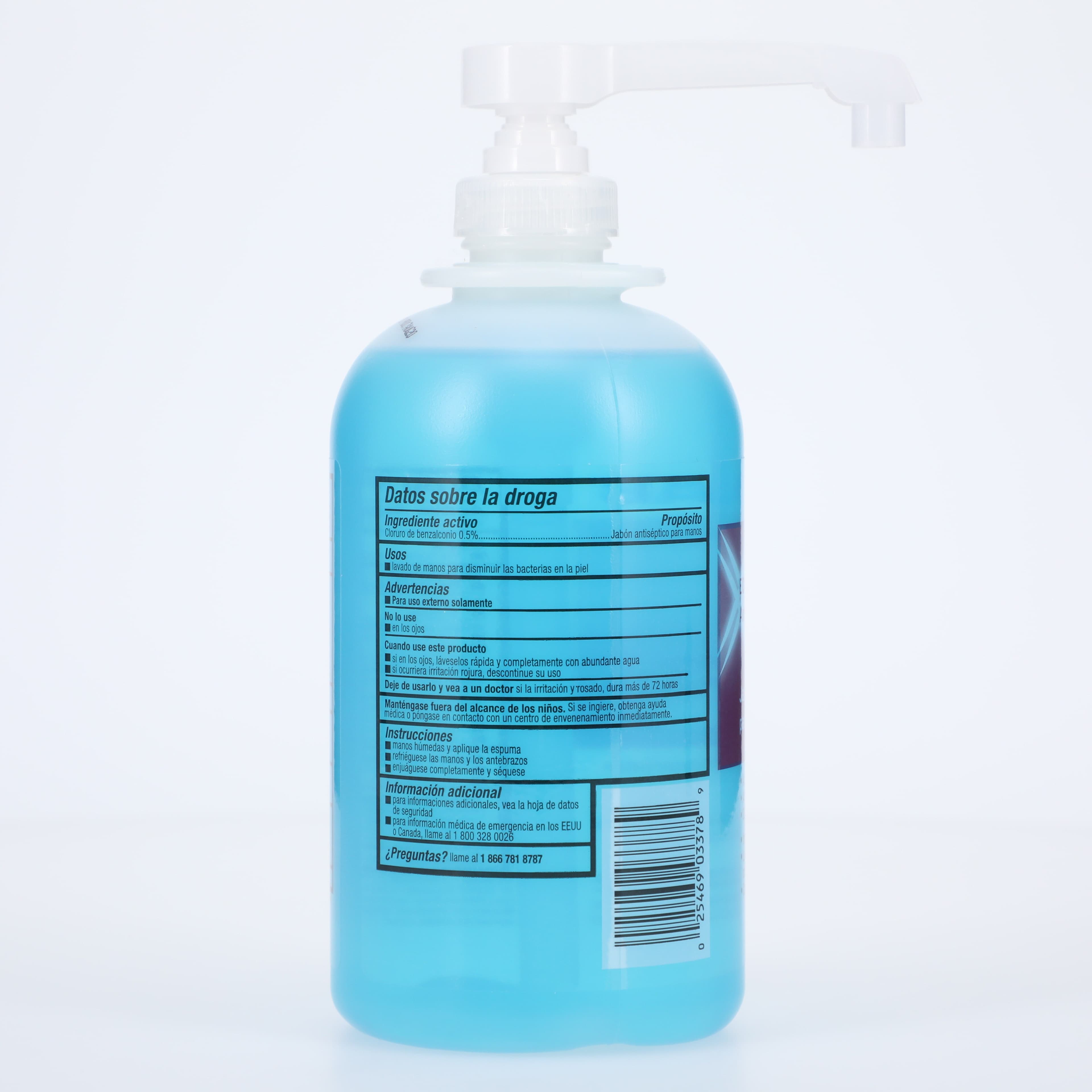 Ecolab Equi-Stat Antimicrobial Hand Soap, 0.5% Benzalkonium Chloride, 540 mL Bottle, Blue, 12/Case thumbnail 3