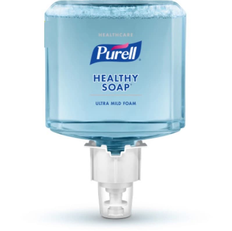 Purell Healthcare Healthy Soap Foam, Hypoallergenic, 1200 mL, 2/Case - Soap Antmcrbl Prll Hlthcr Hlth - Image 1