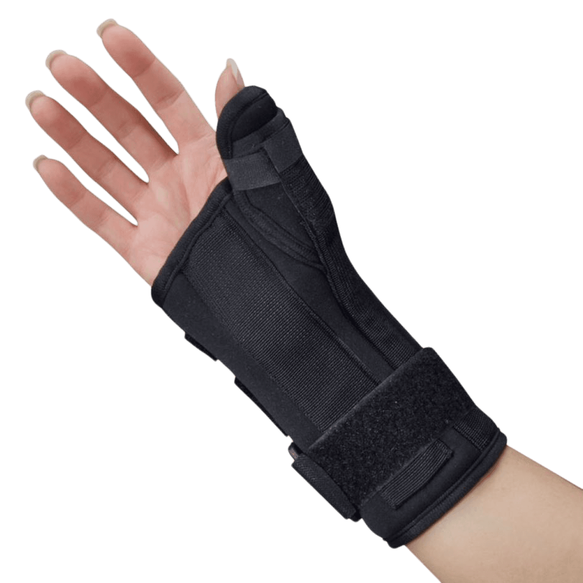 DeRoyal PremierPro Wrist/Thumb Splint, Foam, 8", Size Large, Right thumbnail 2