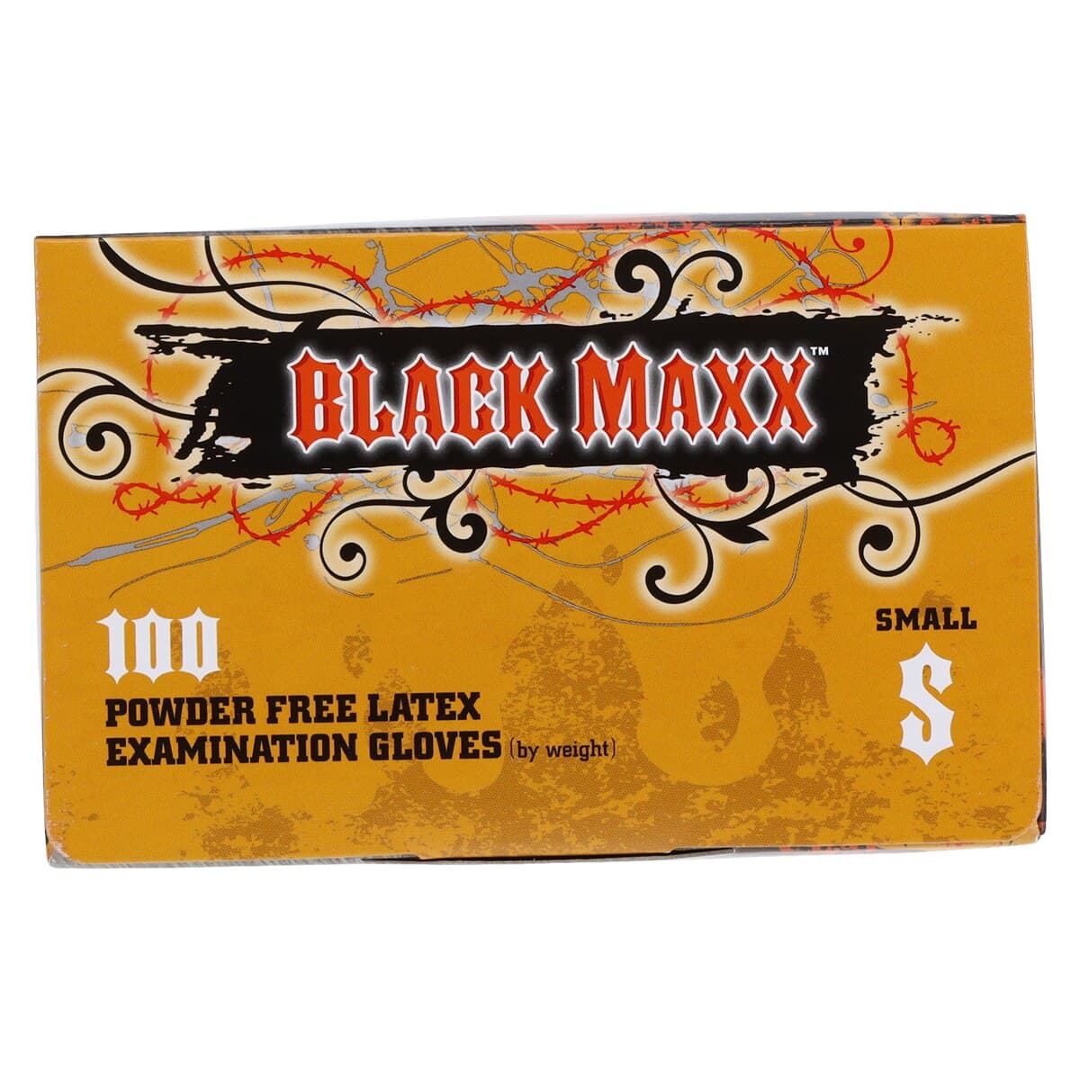 Black Maxx™ Latex Exam Gloves, Powder Free, Non-Sterile, Small, Black, 100/Box, BMX100S thumbnail 7