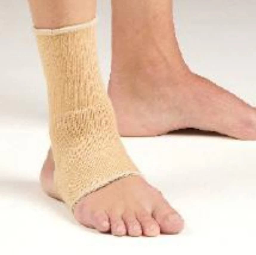 PremierPro Orthopedic Ankle Sleeve, Adult, Medium, Knit Cotton/Elastic, 8-10" - MED PremierPro Slv Ankle PllOn - Image 1