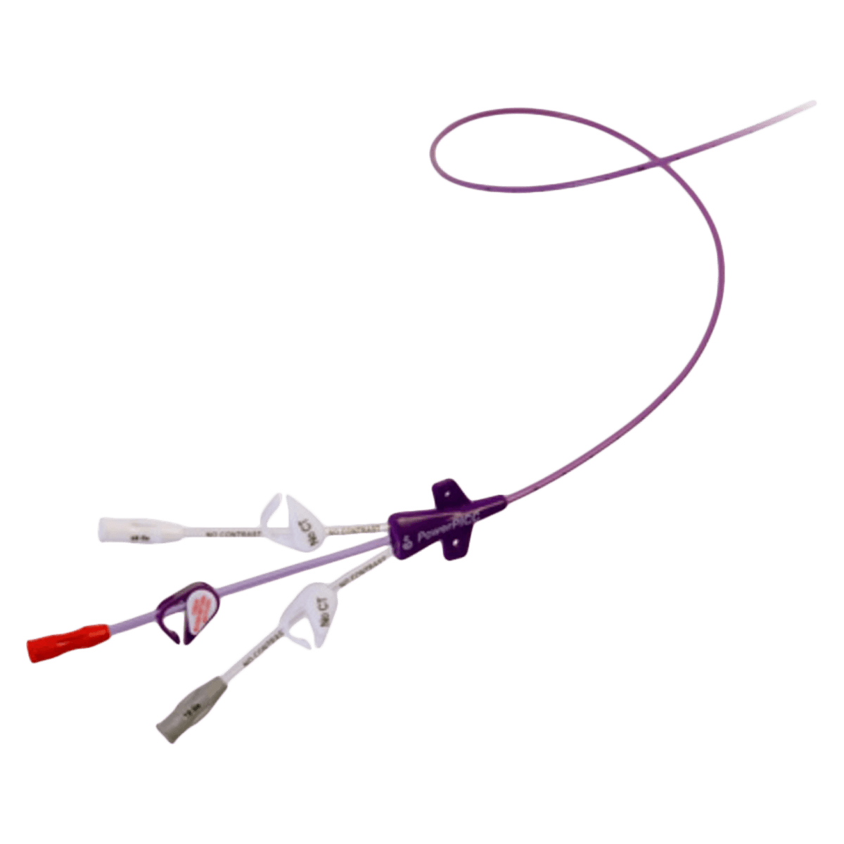 Bard PowerPICC Nursing Catheter, 18 Gauge, 4Fr, Sterile, Single Lumen, Latex-Free, 5/Case - Catheter Nrsng PwrPcc Sngl Lmn - Image 1