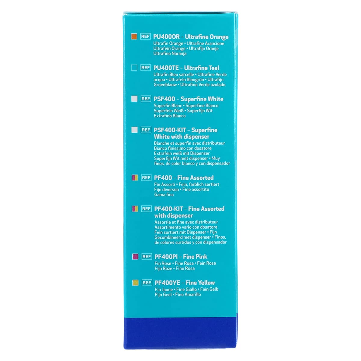 Microbrush Plus Micro-Applicator Dispenser Refills, Ultra Fine (0.5 mm), Teal, 400/Pk, PU400TE thumbnail 6