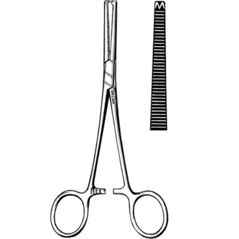Rochester-Ochsner Hemostatic Forceps, Straight, 8", Stainless Steel, Non-Sterile, Each - Forcep Roch-Ochsner Str 1x2 - Image 1